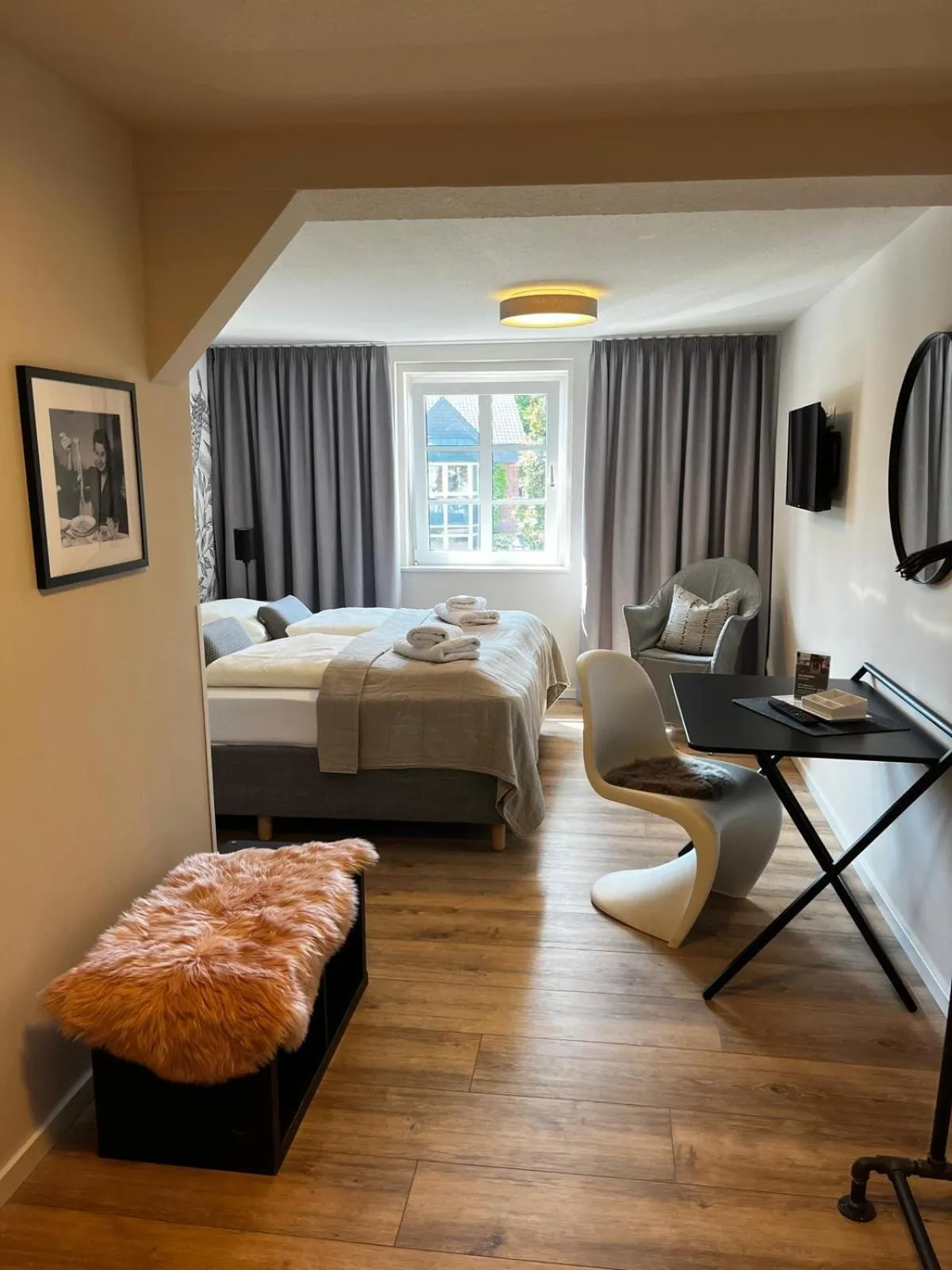 Bed in Landart Hotel