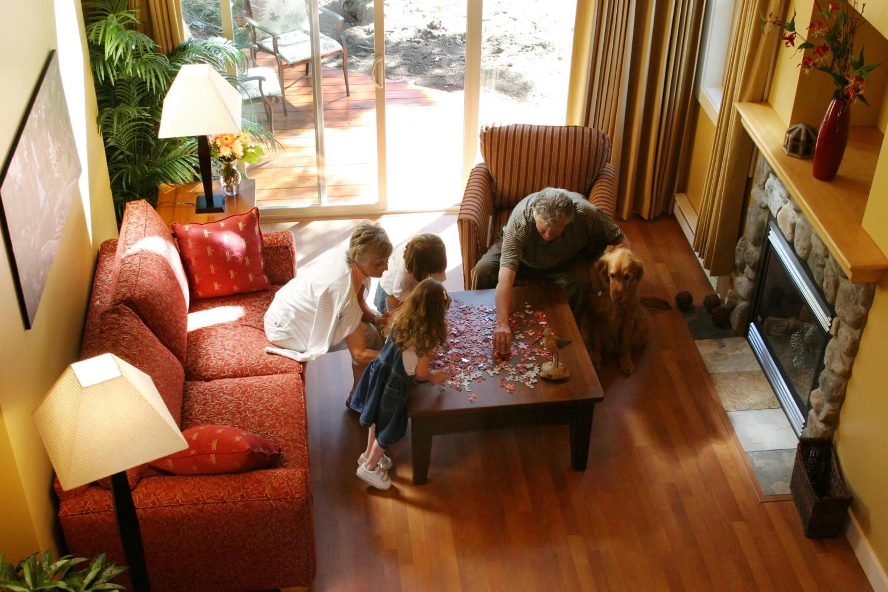 Living room in Oceanside Village Resort