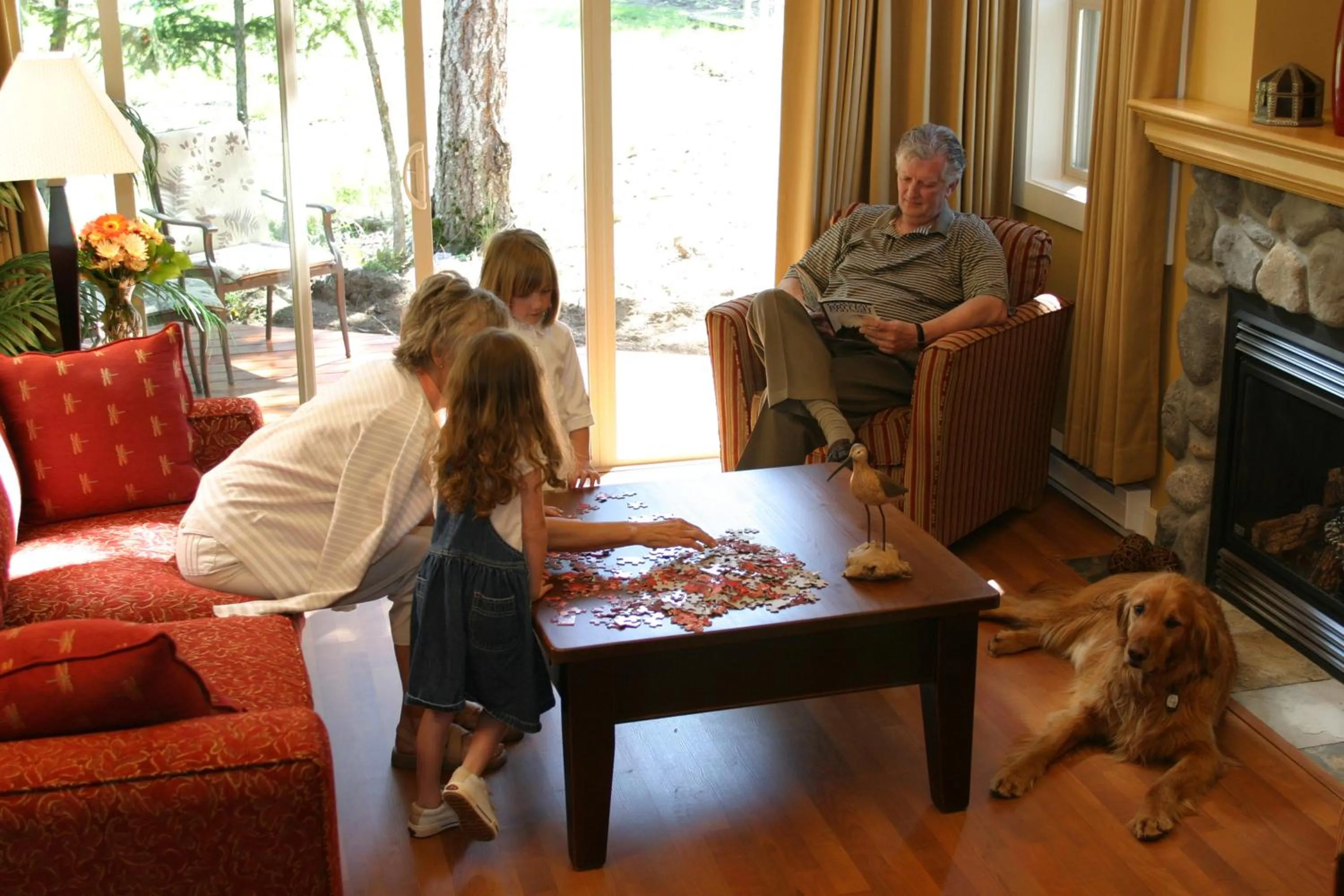 Living room in Oceanside Village Resort
