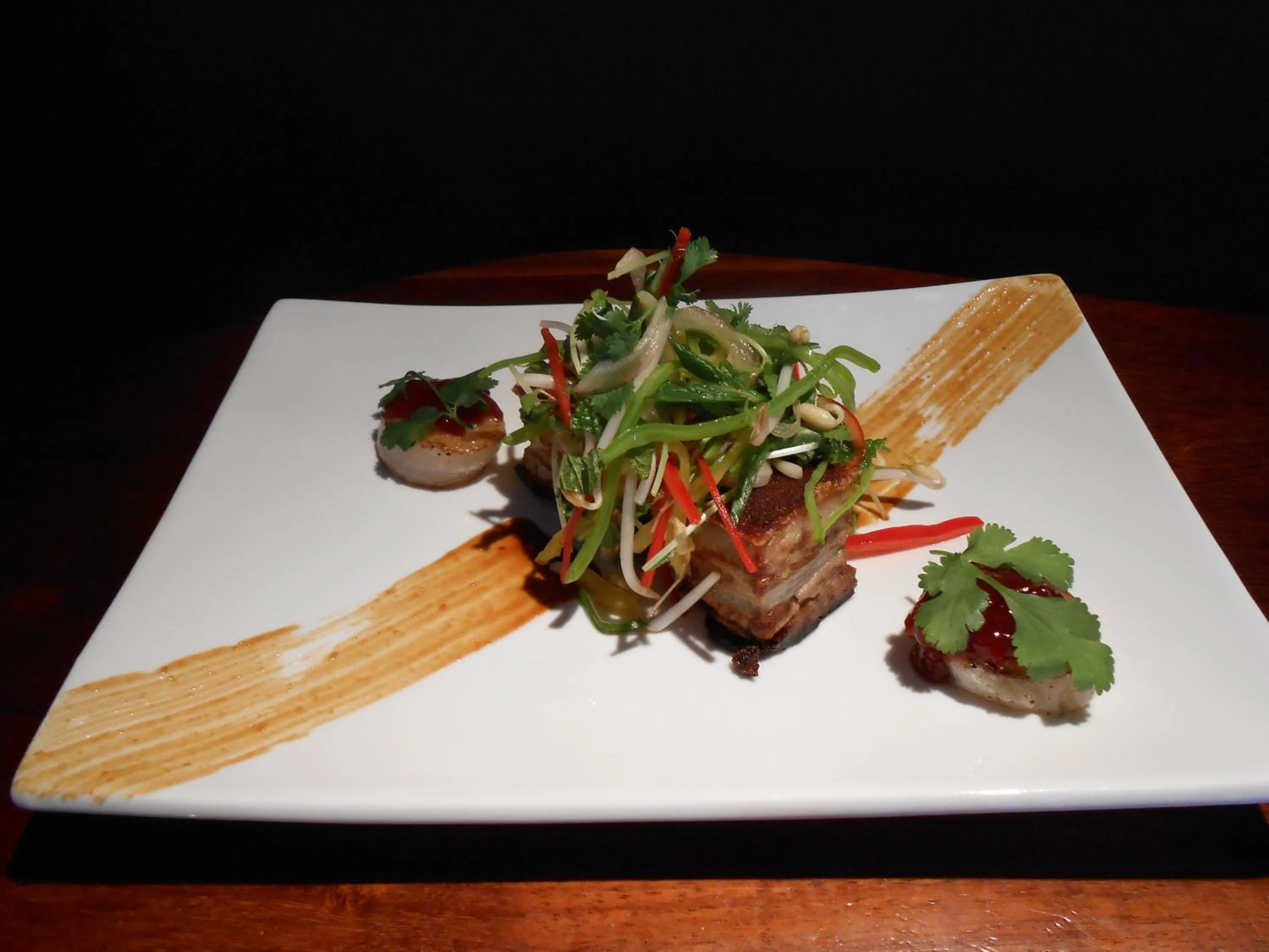 Dinner in Global Backpackers Port Douglas