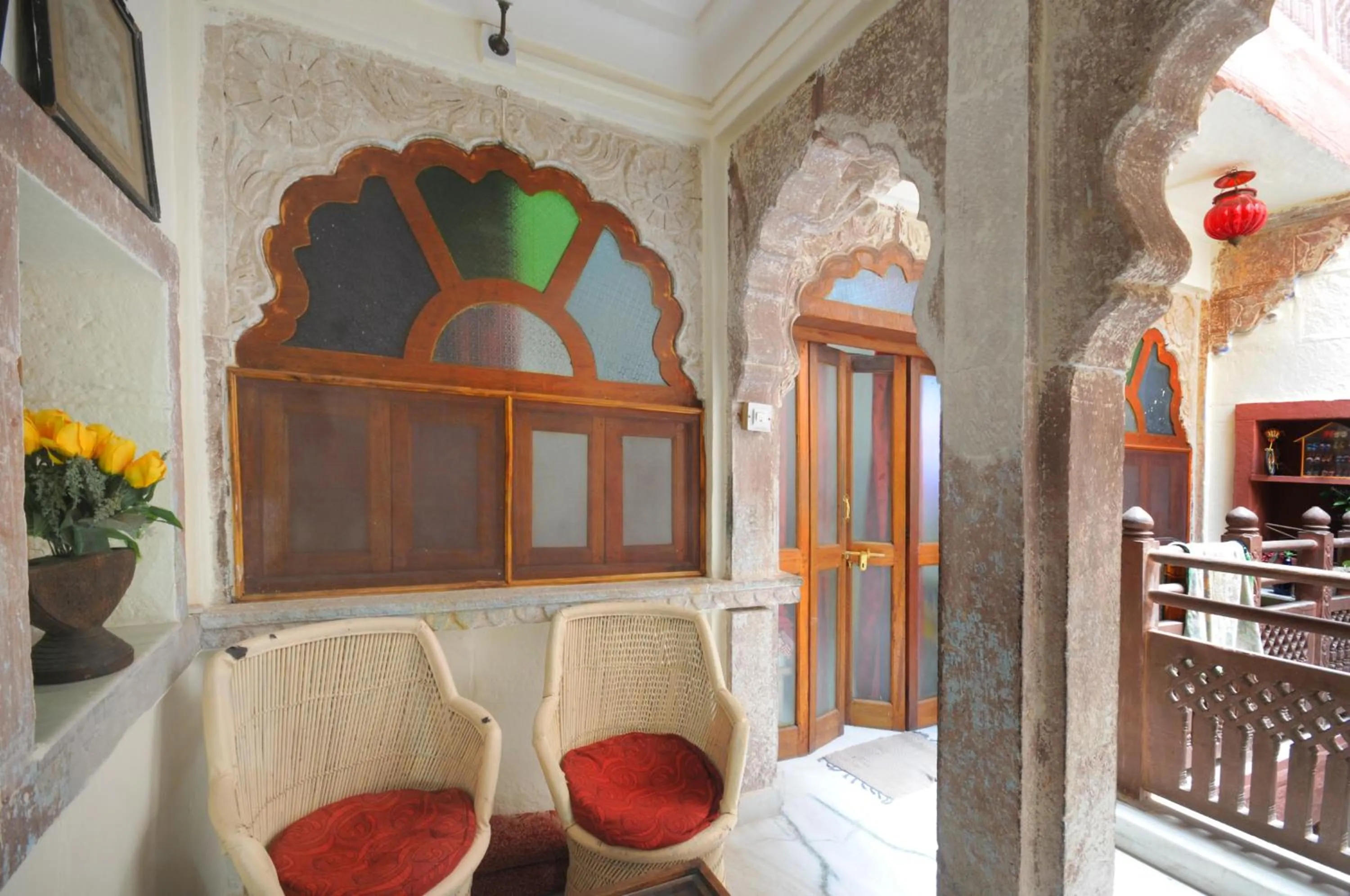 Balcony/Terrace in Juna Mahal Boutique Home Stay