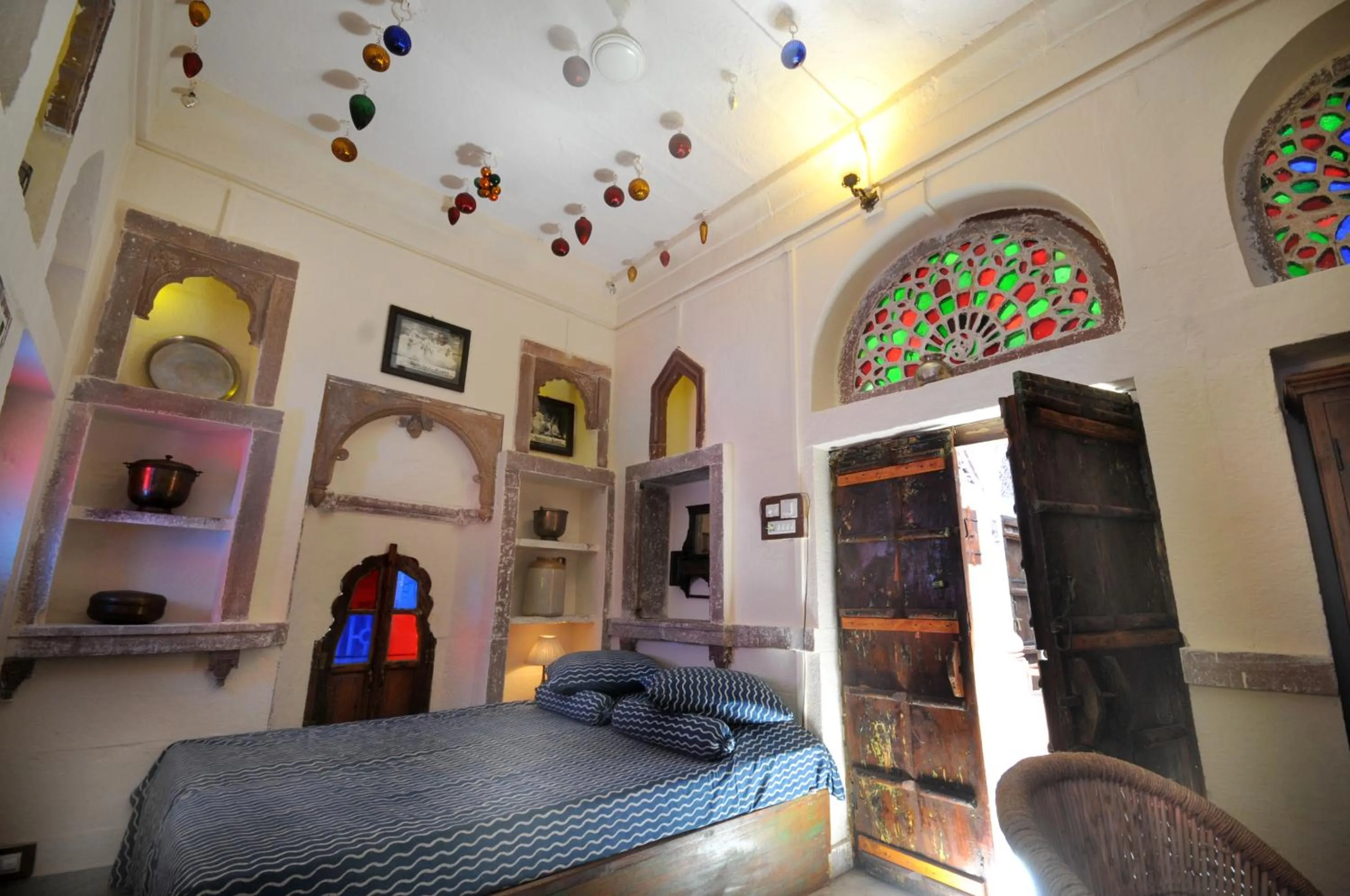 Bedroom, Bed in Juna Mahal Boutique Home Stay