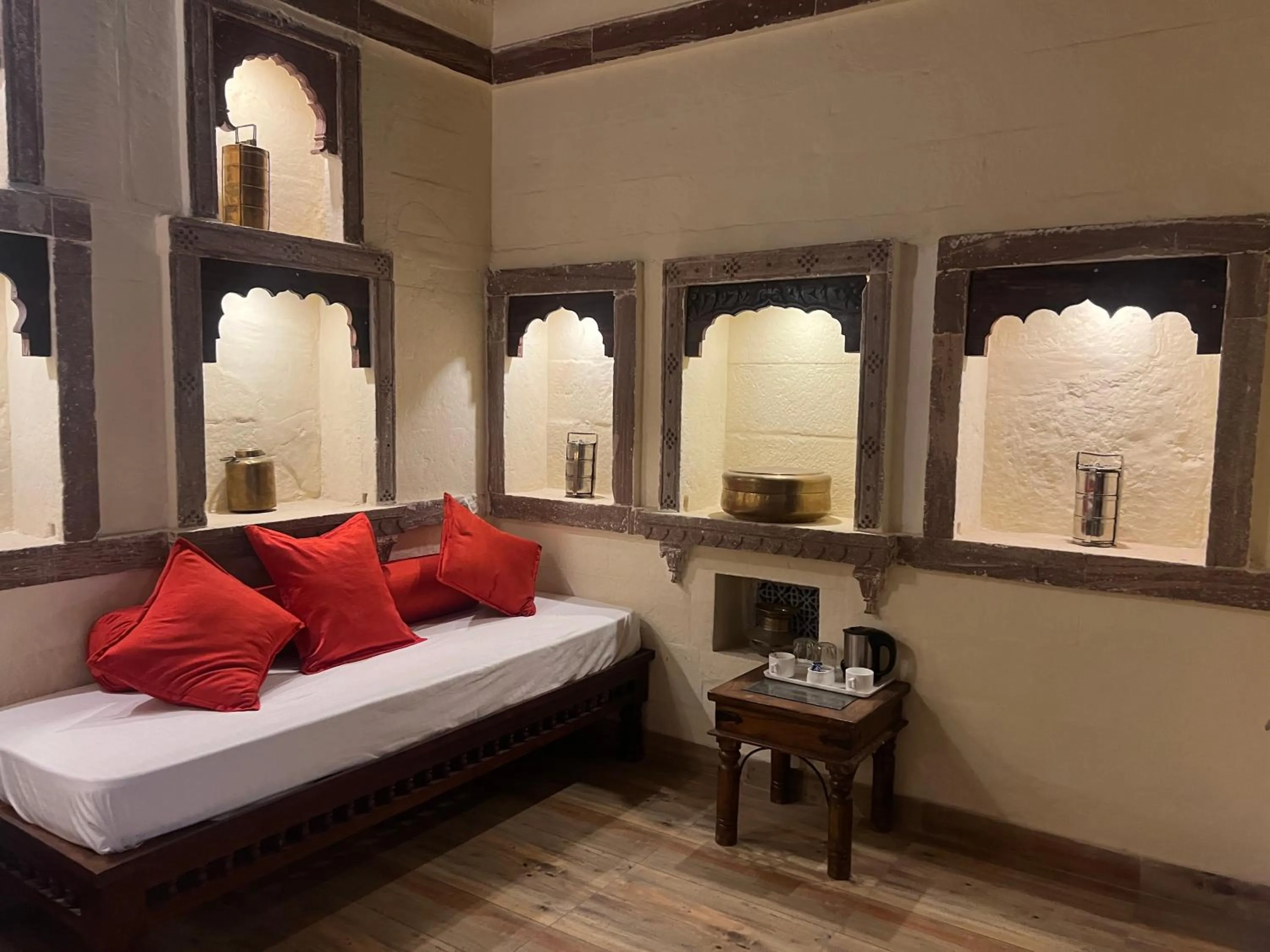 Bedroom, Bed in Juna Mahal Boutique Home Stay