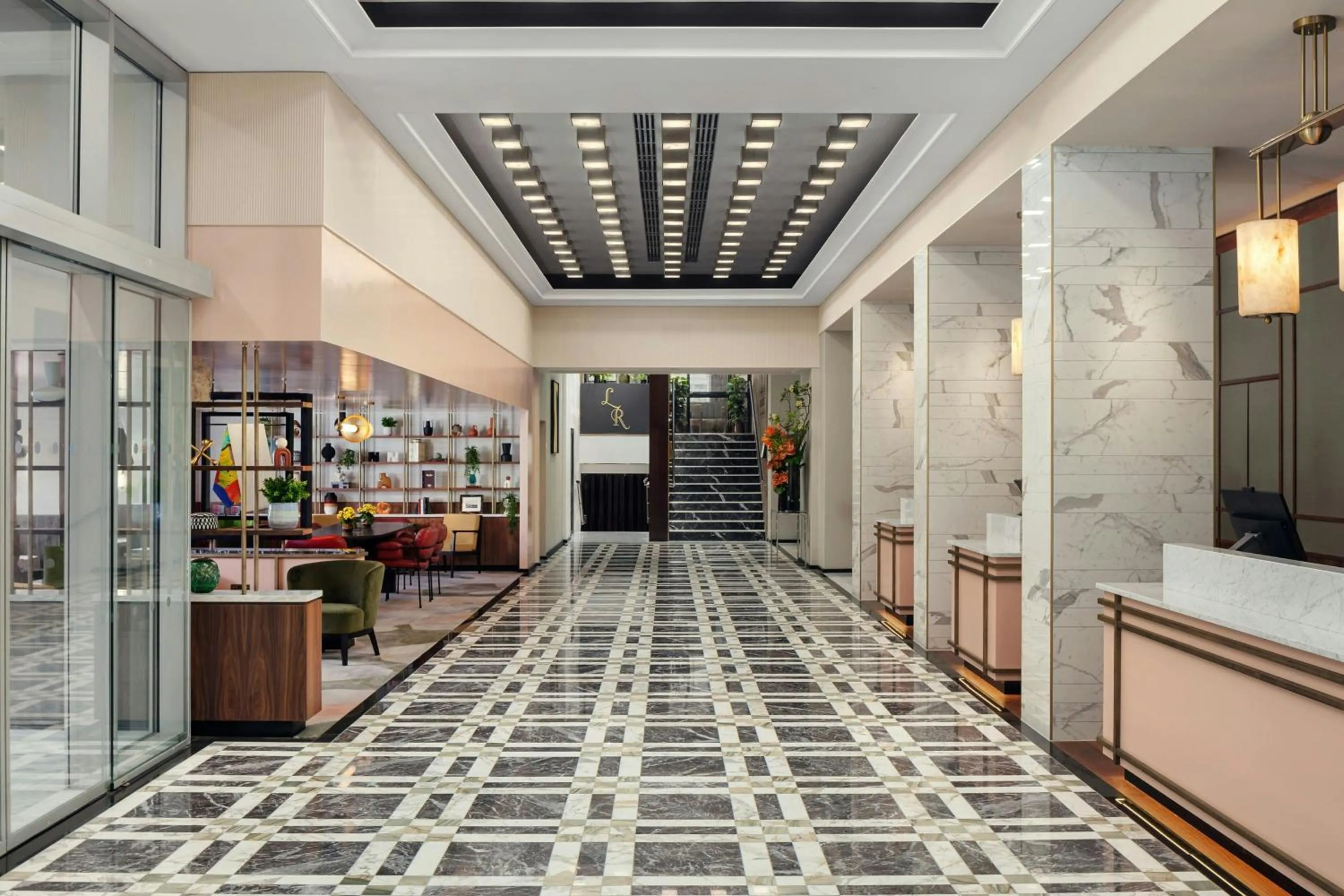 Lobby or reception in London Marriott Hotel Grosvenor Square