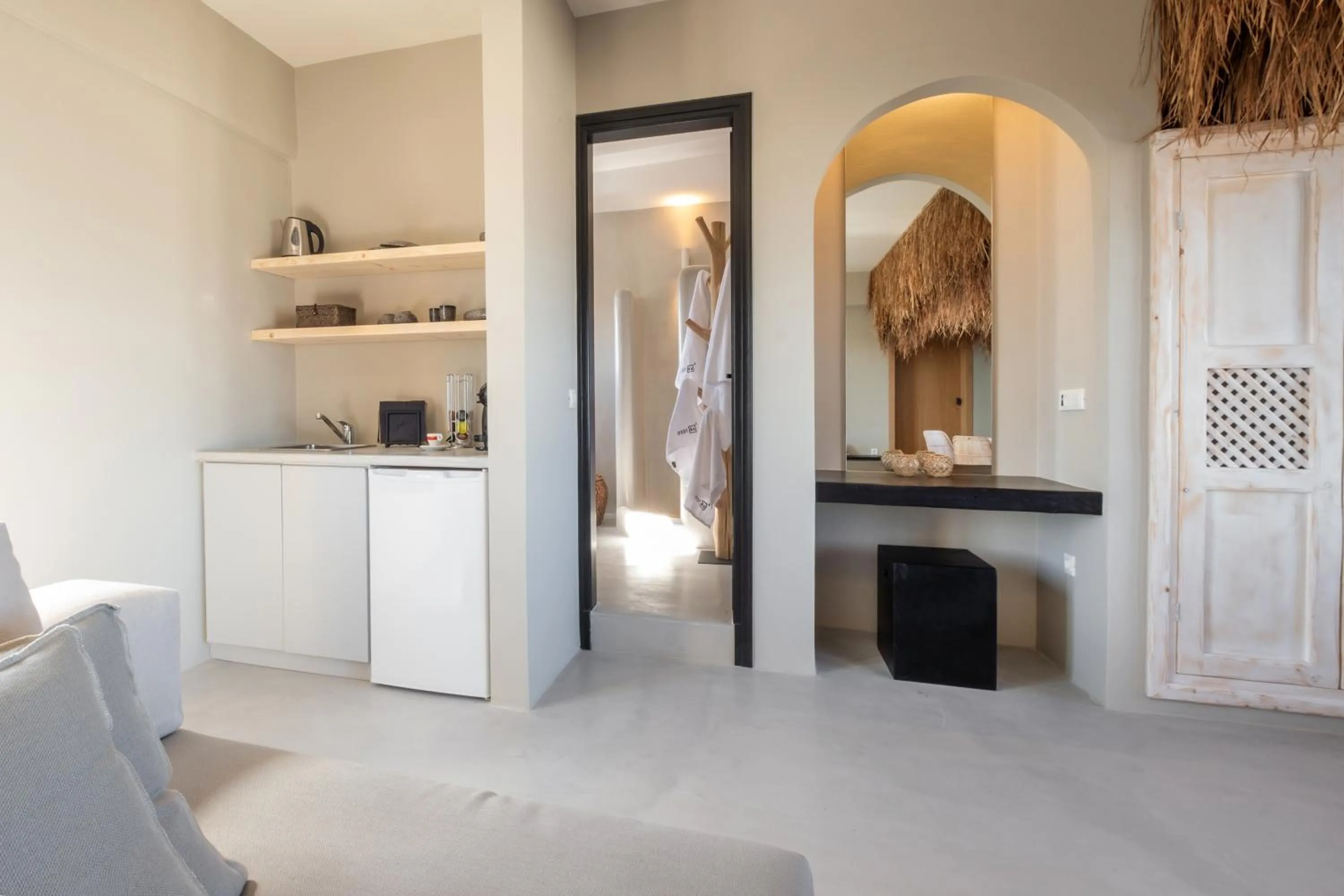 Kitchen or kitchenette in IfestAu.4 Suites