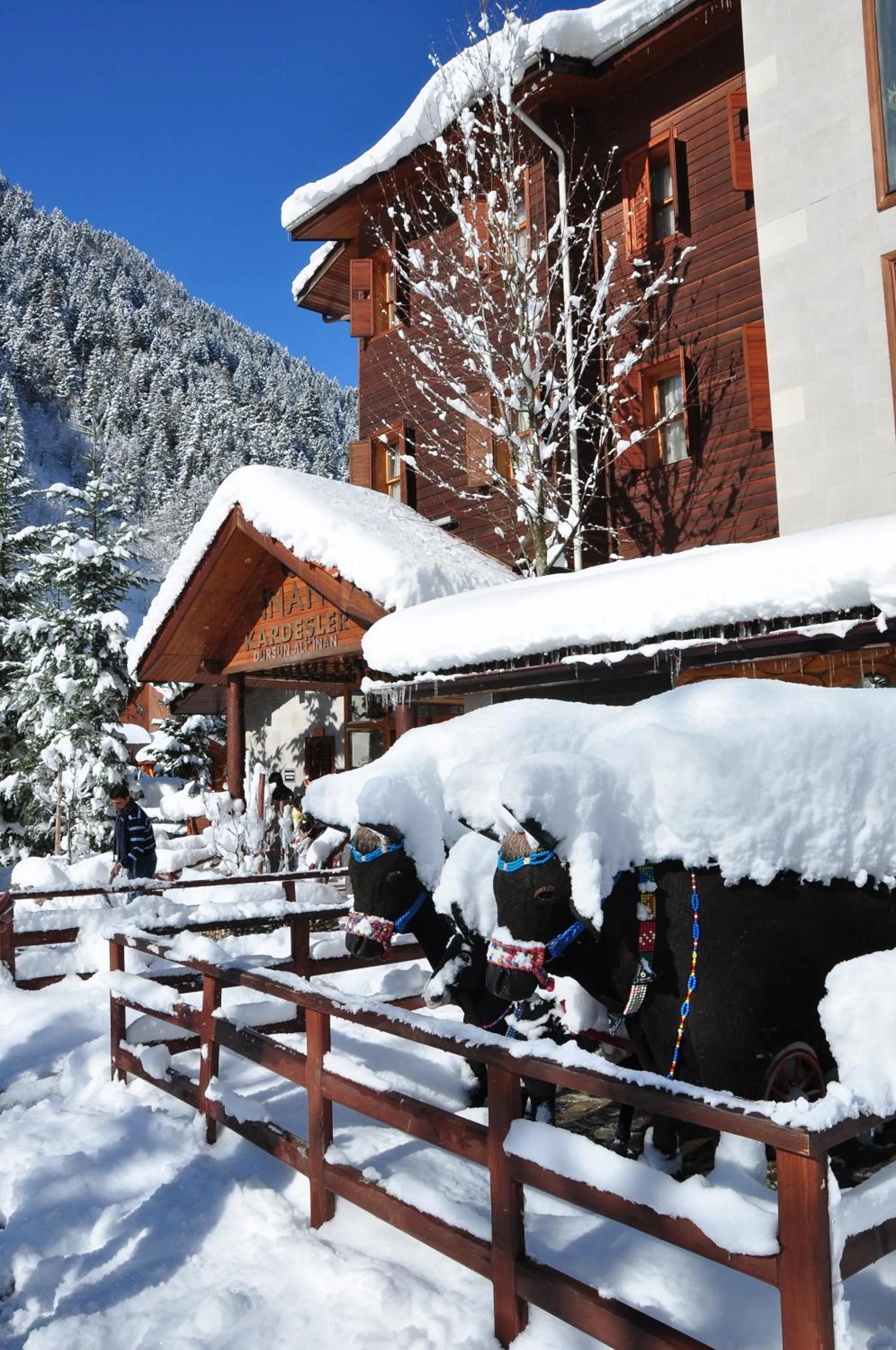 Facade/entrance in Inan Kardesler Hotel