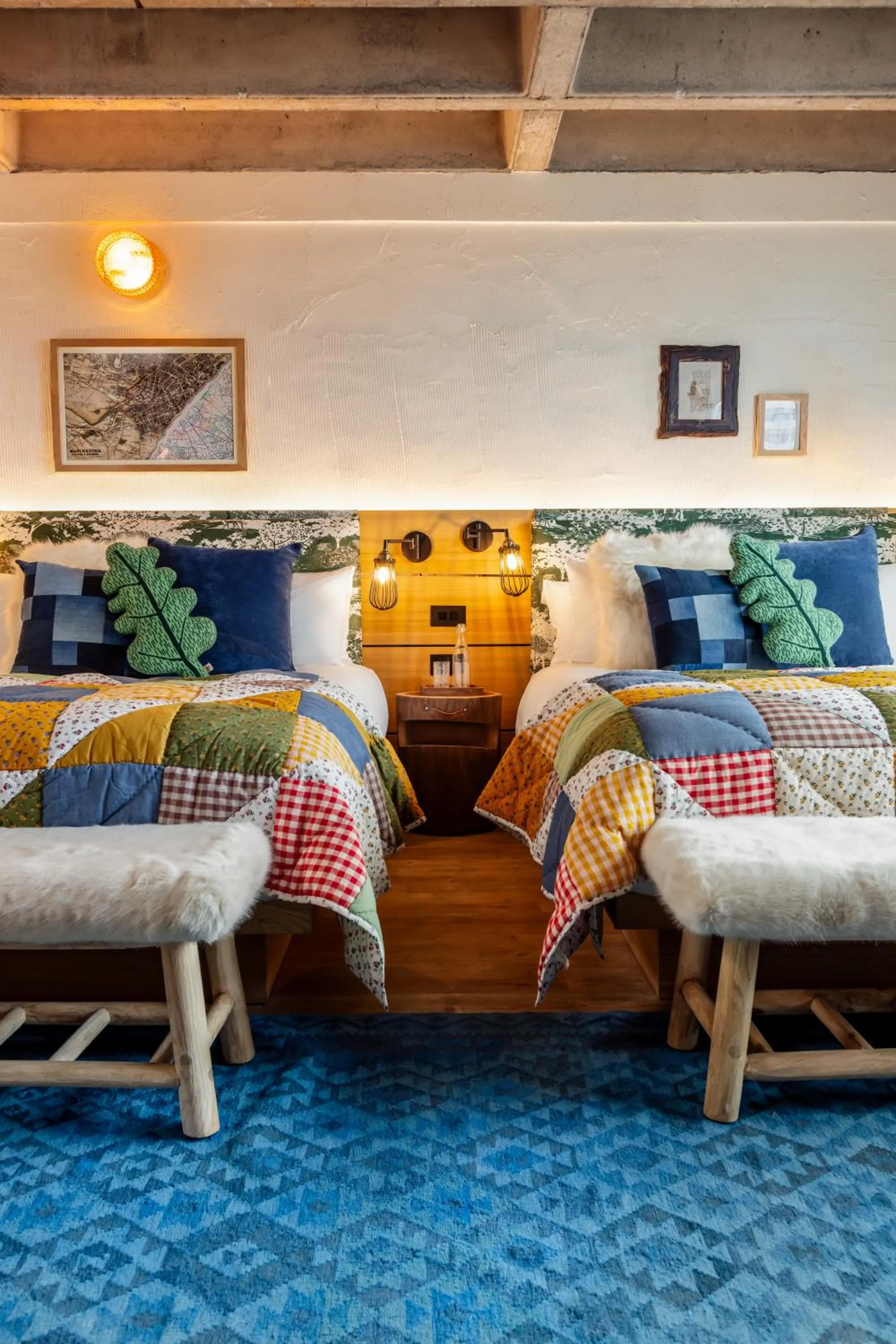 Bed in Treehouse Hotel Manchester