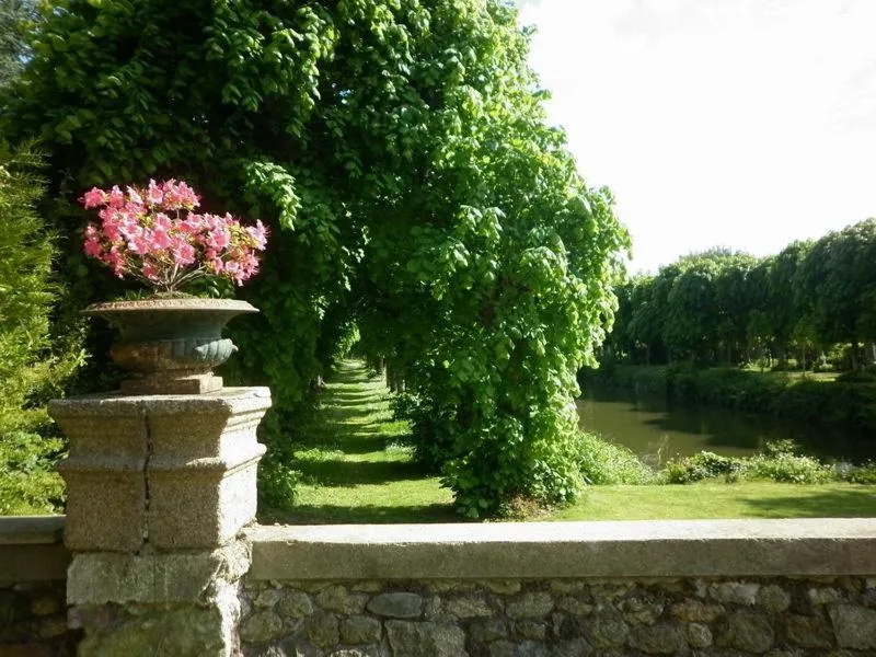 Garden in Manoir de la Baronnie