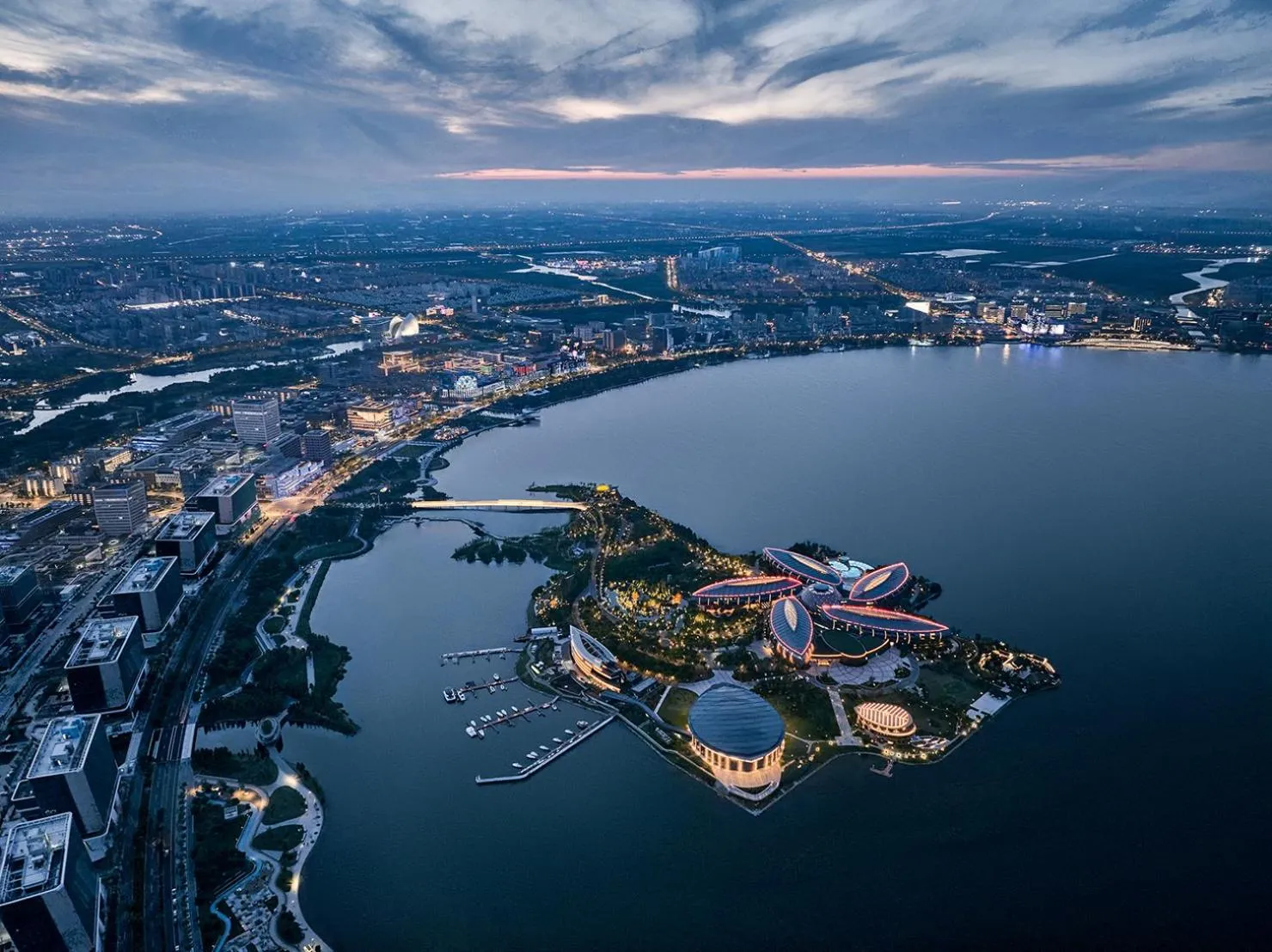 Bird's eye view in InterContinental Shanghai Harbour City by IHG