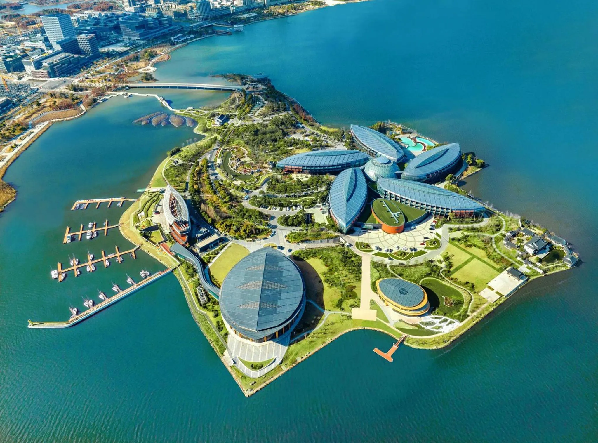 Property building in InterContinental Shanghai Harbour City by IHG