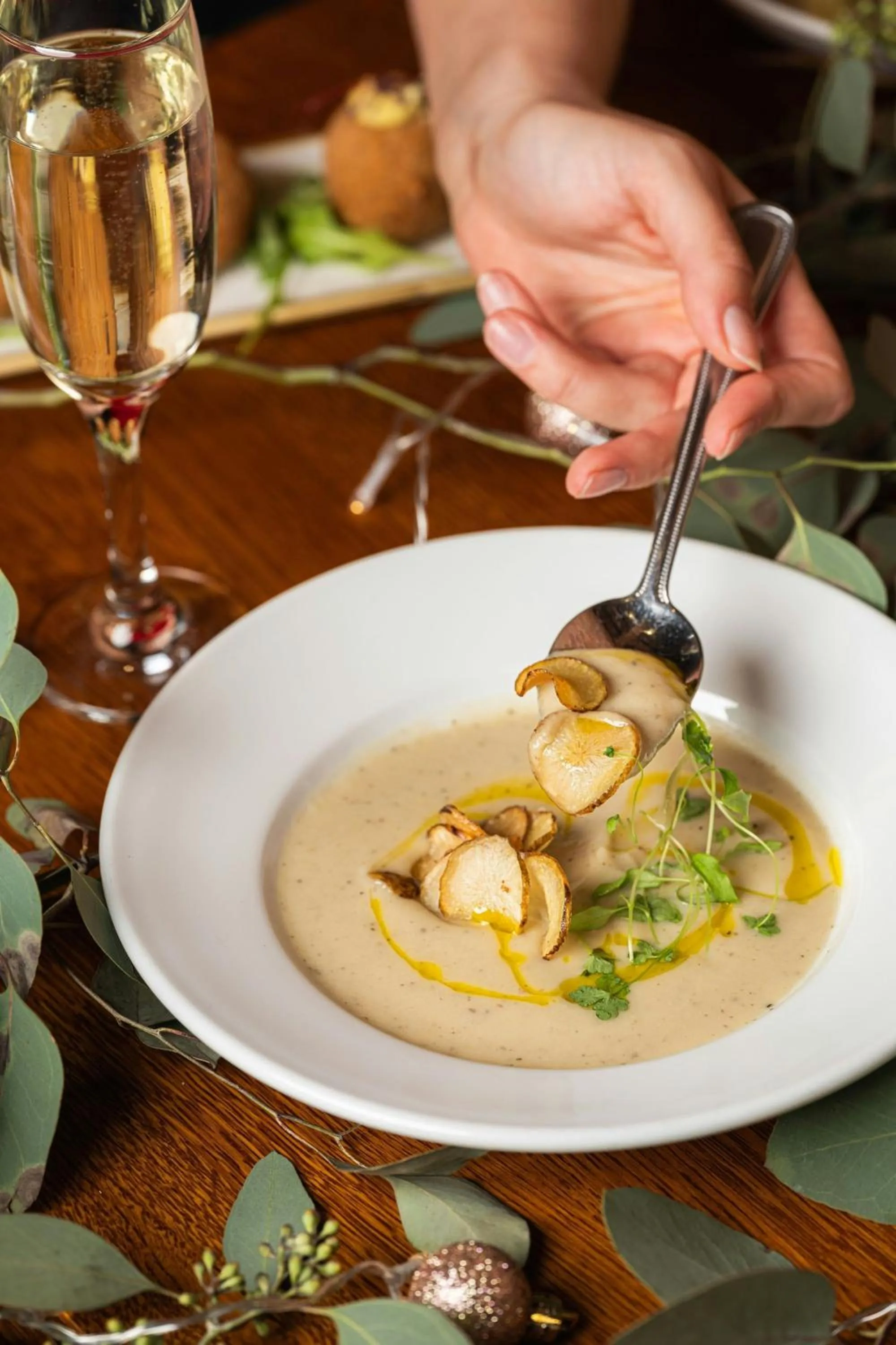 Restaurant/places to eat in Manchester Marriott Victoria & Albert Hotel