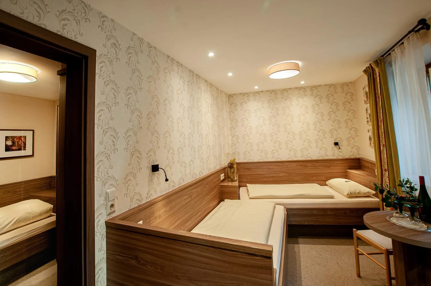 Photo of the whole room, Bed in Landhaus Müller