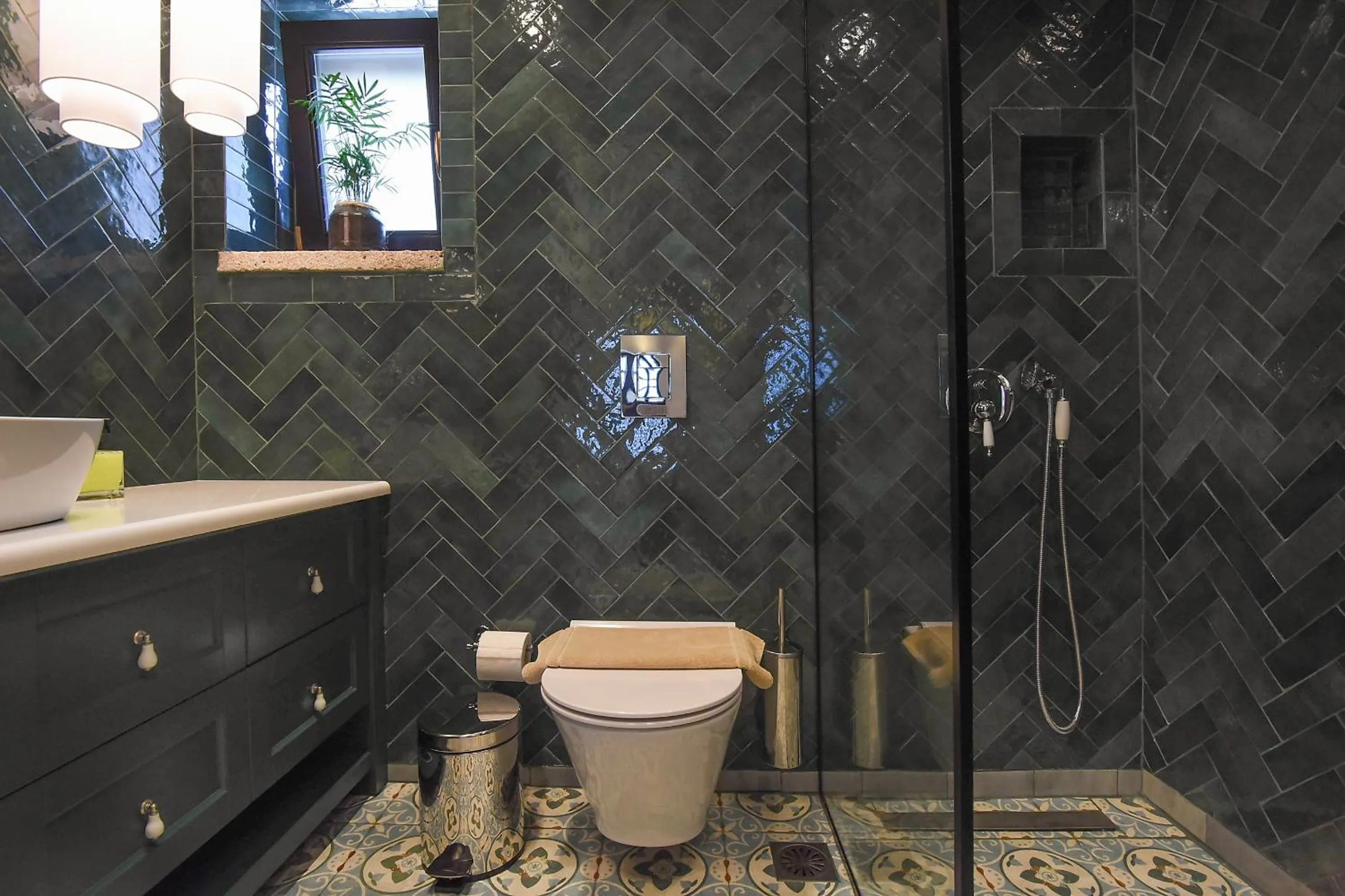 Bathroom in Polismata - Private Residences