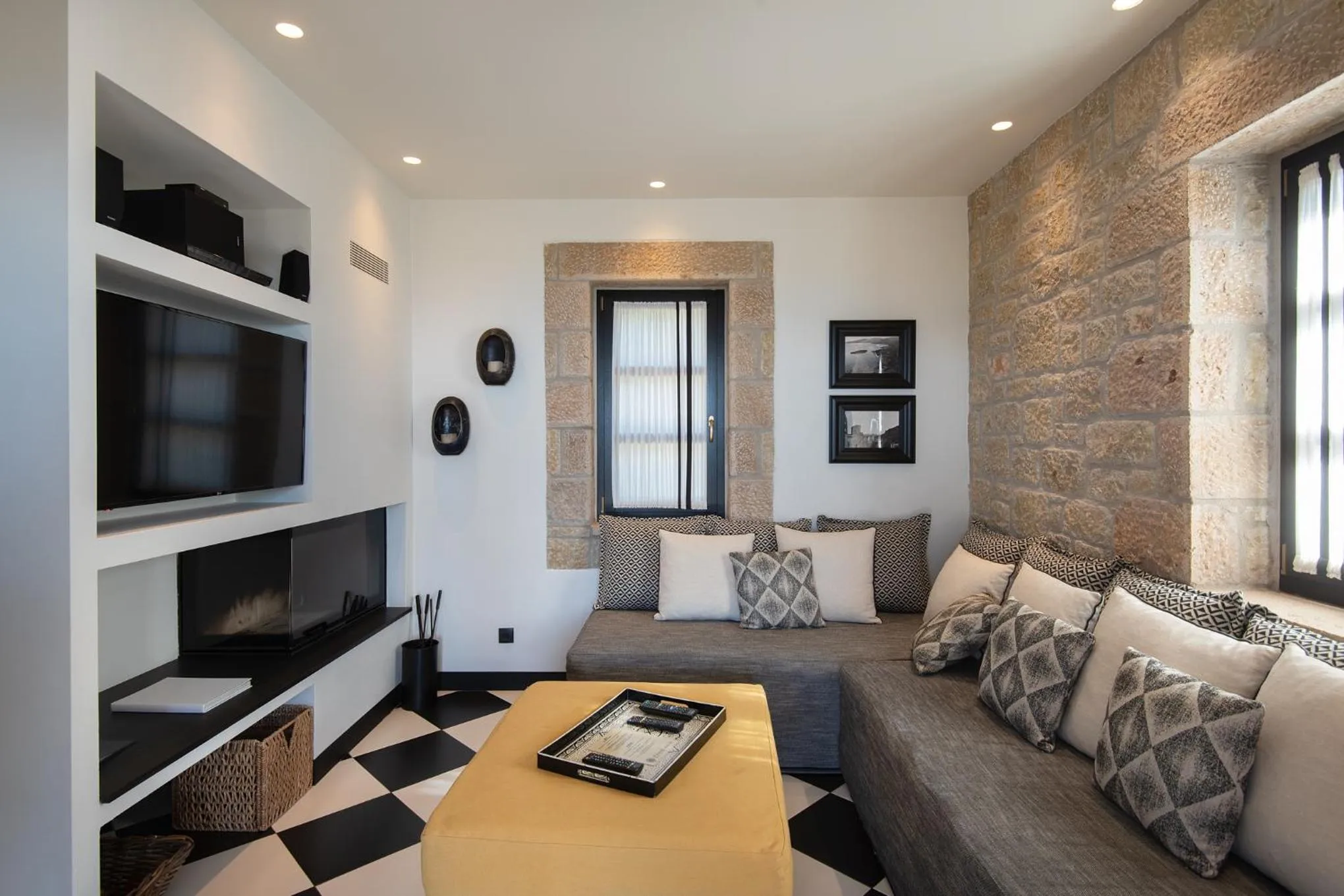 Living room in Polismata - Private Residences