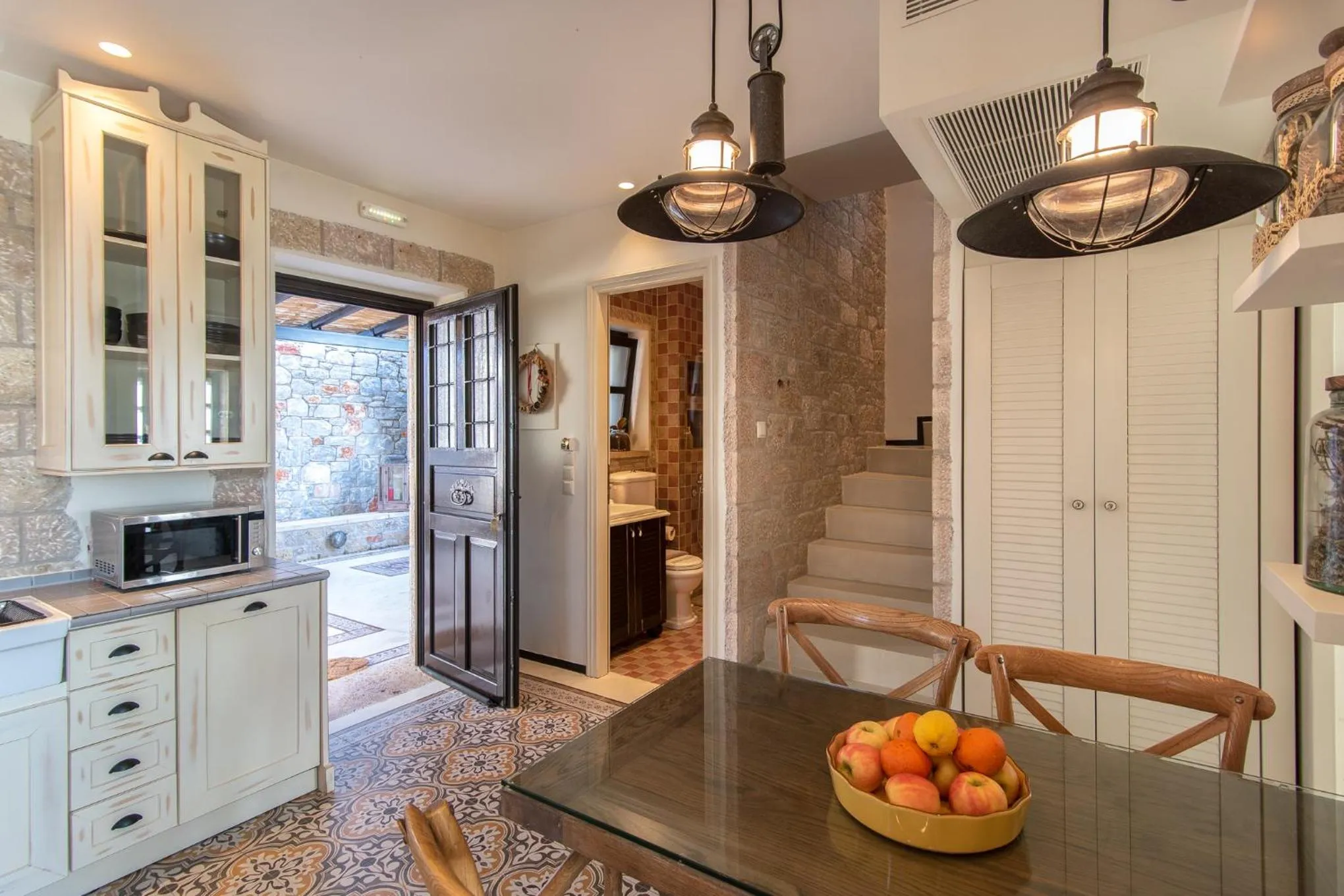 kitchen in Polismata - Private Residences