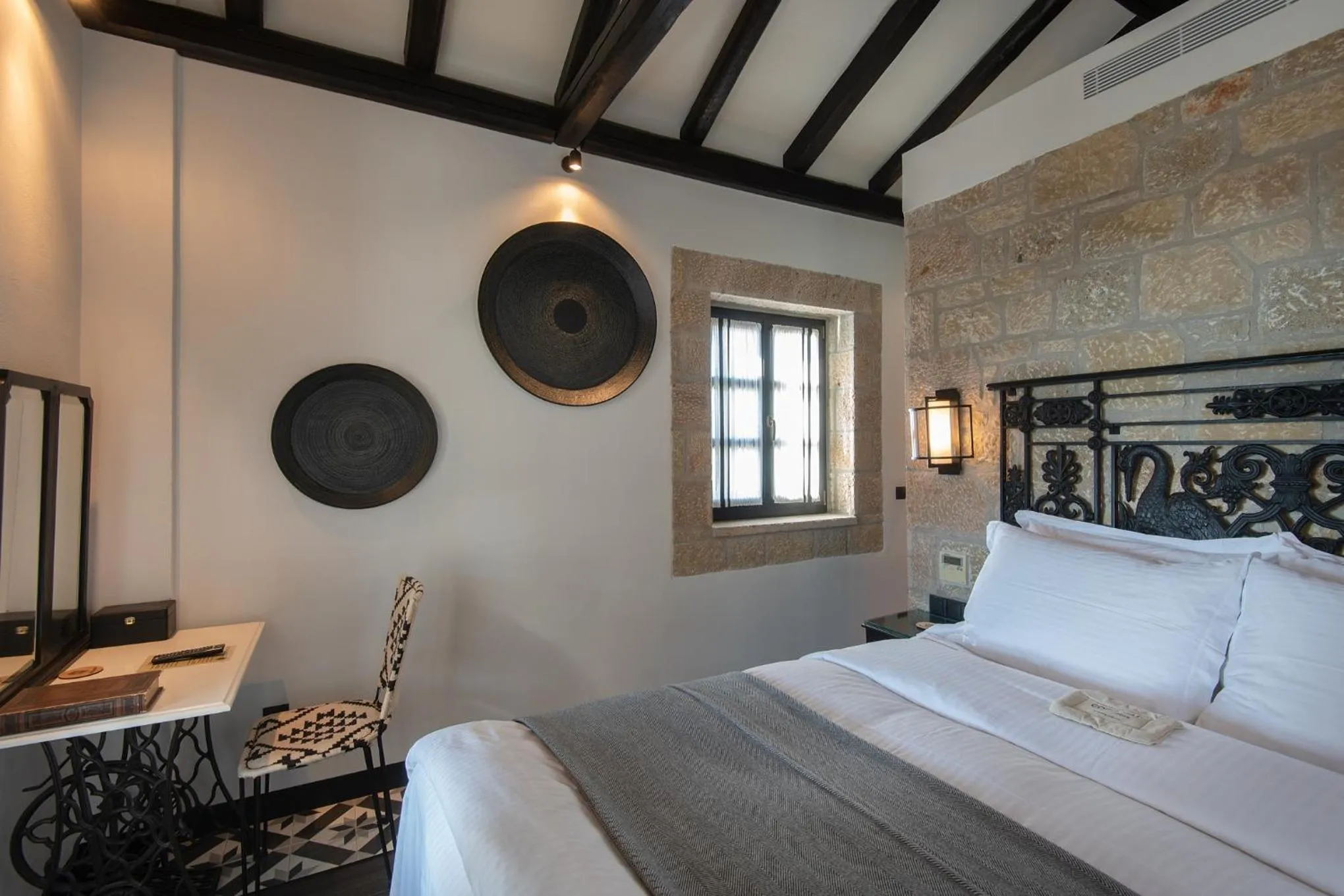 Bedroom, Bed in Polismata - Private Residences