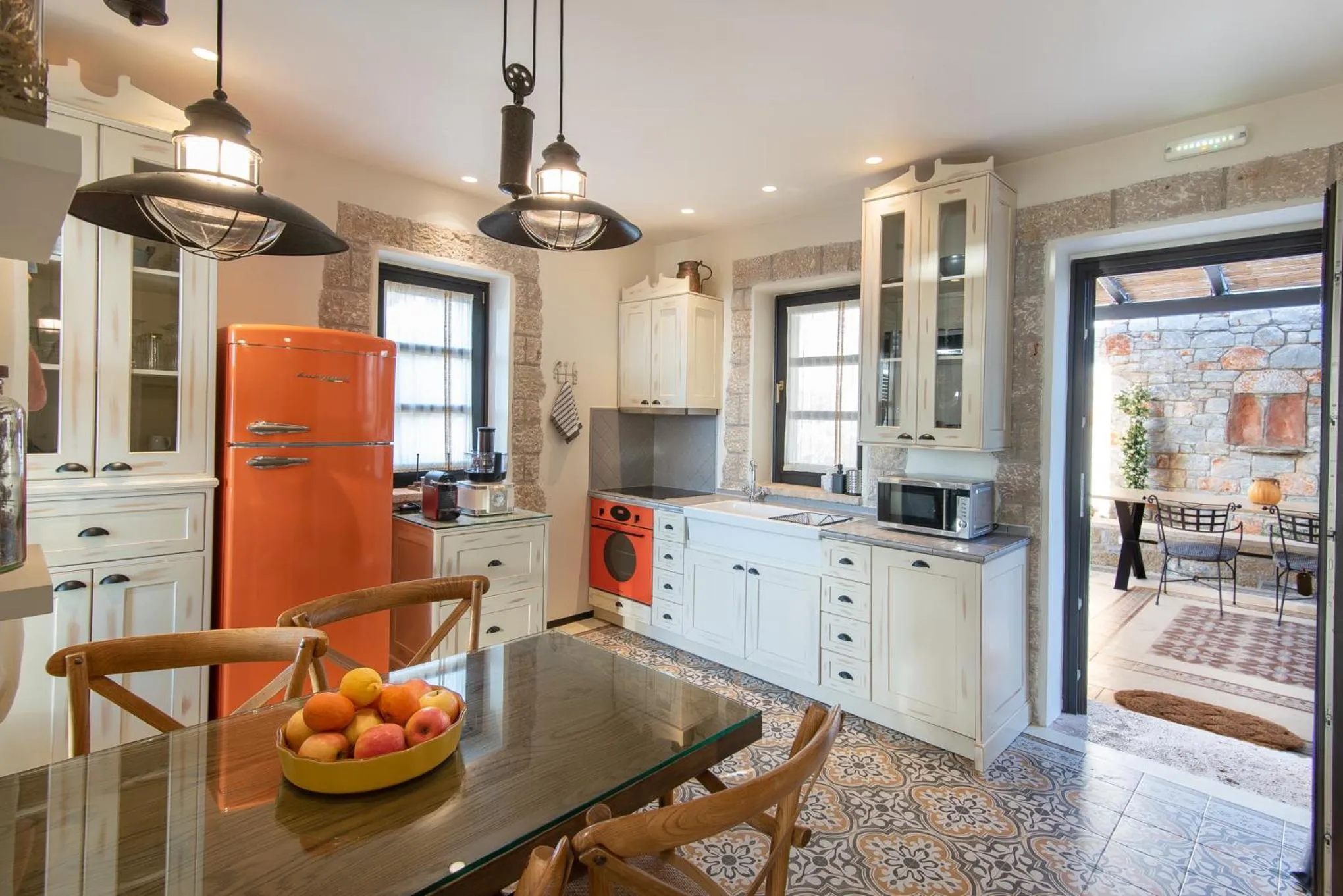 kitchen in Polismata - Private Residences