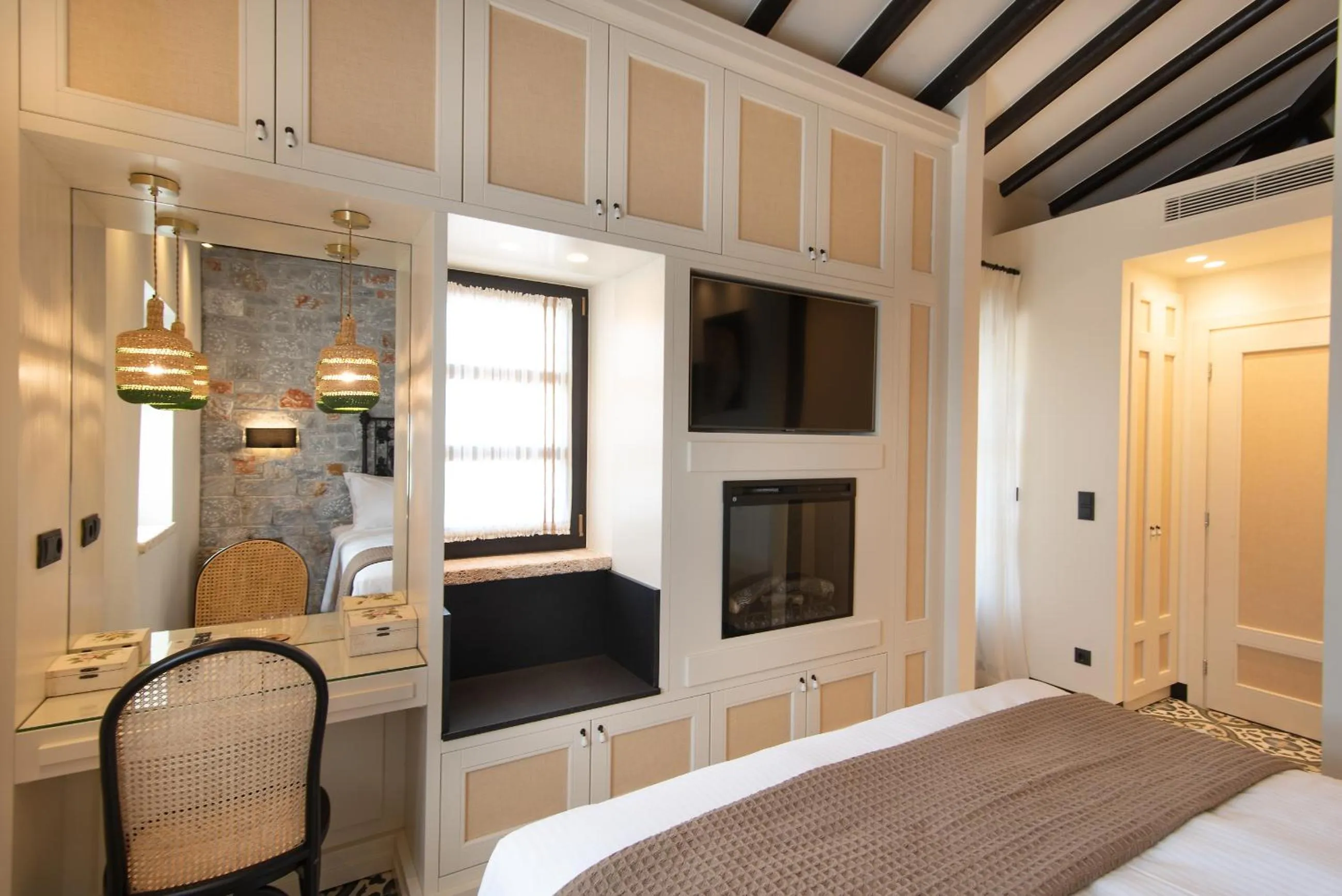 Bedroom, Bed in Polismata - Private Residences