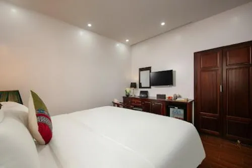 Bed in Sapa Mountain Queen House