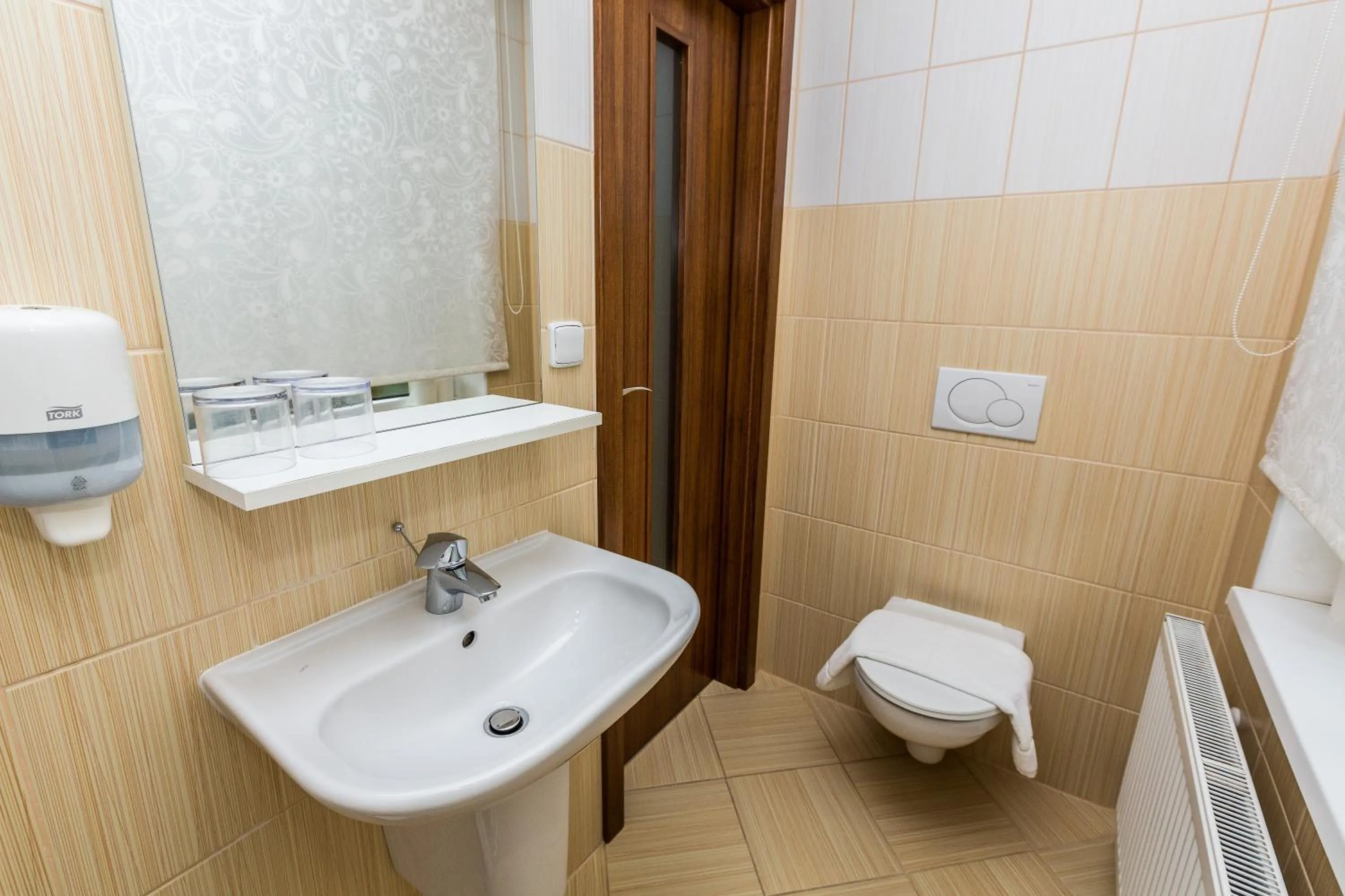 Bathroom in Parkhotel Smržovka