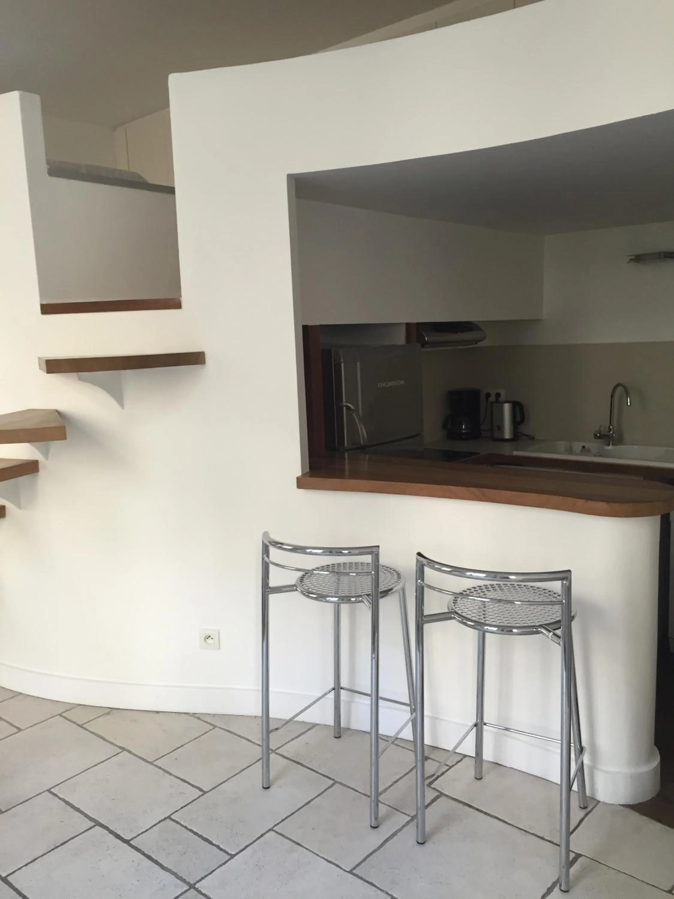 Kitchen or kitchenette in Boutique Hotel de la Place des Vosges
