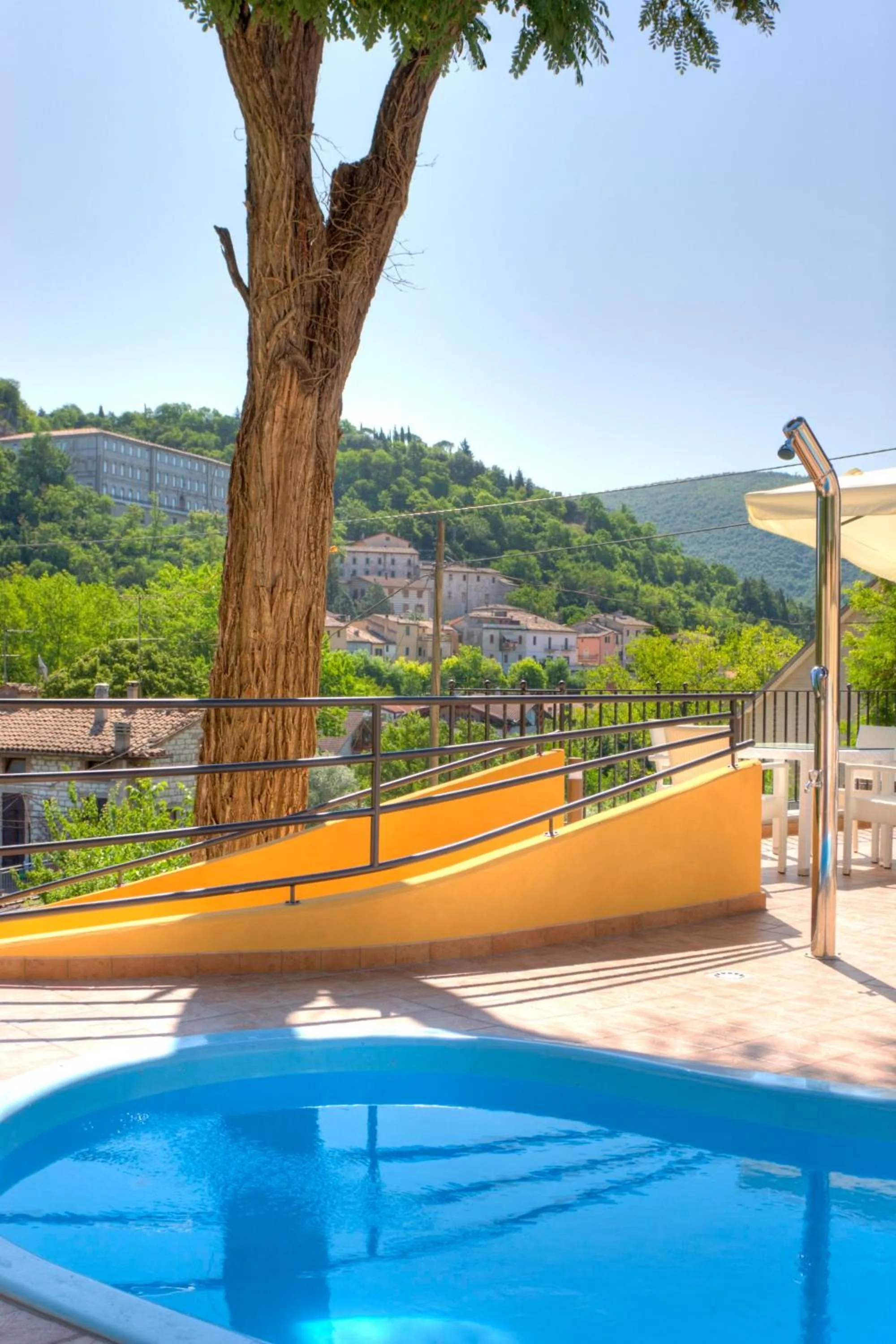 Pool view in Raffaello Residence
