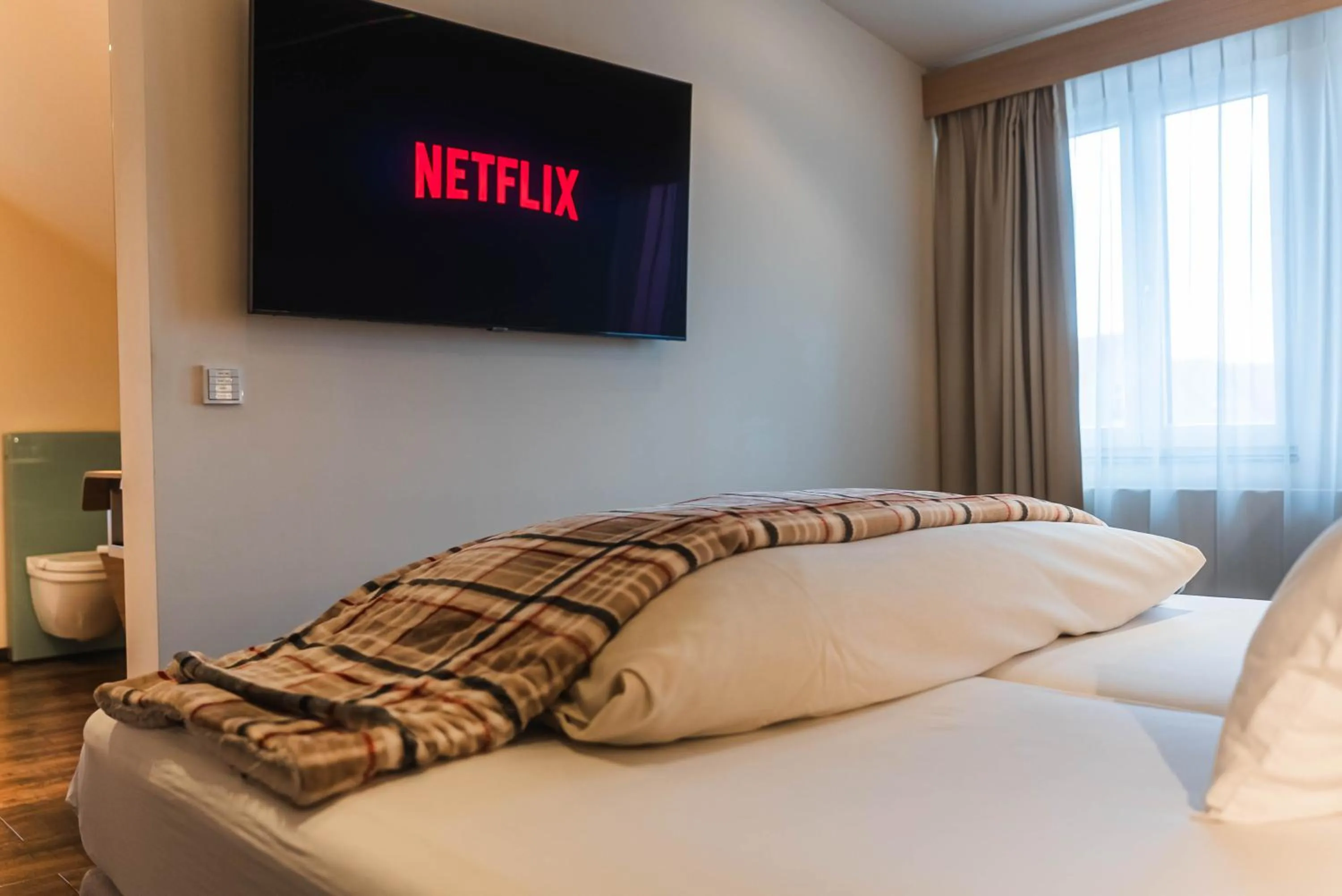 Bed in Hotel Villa Will