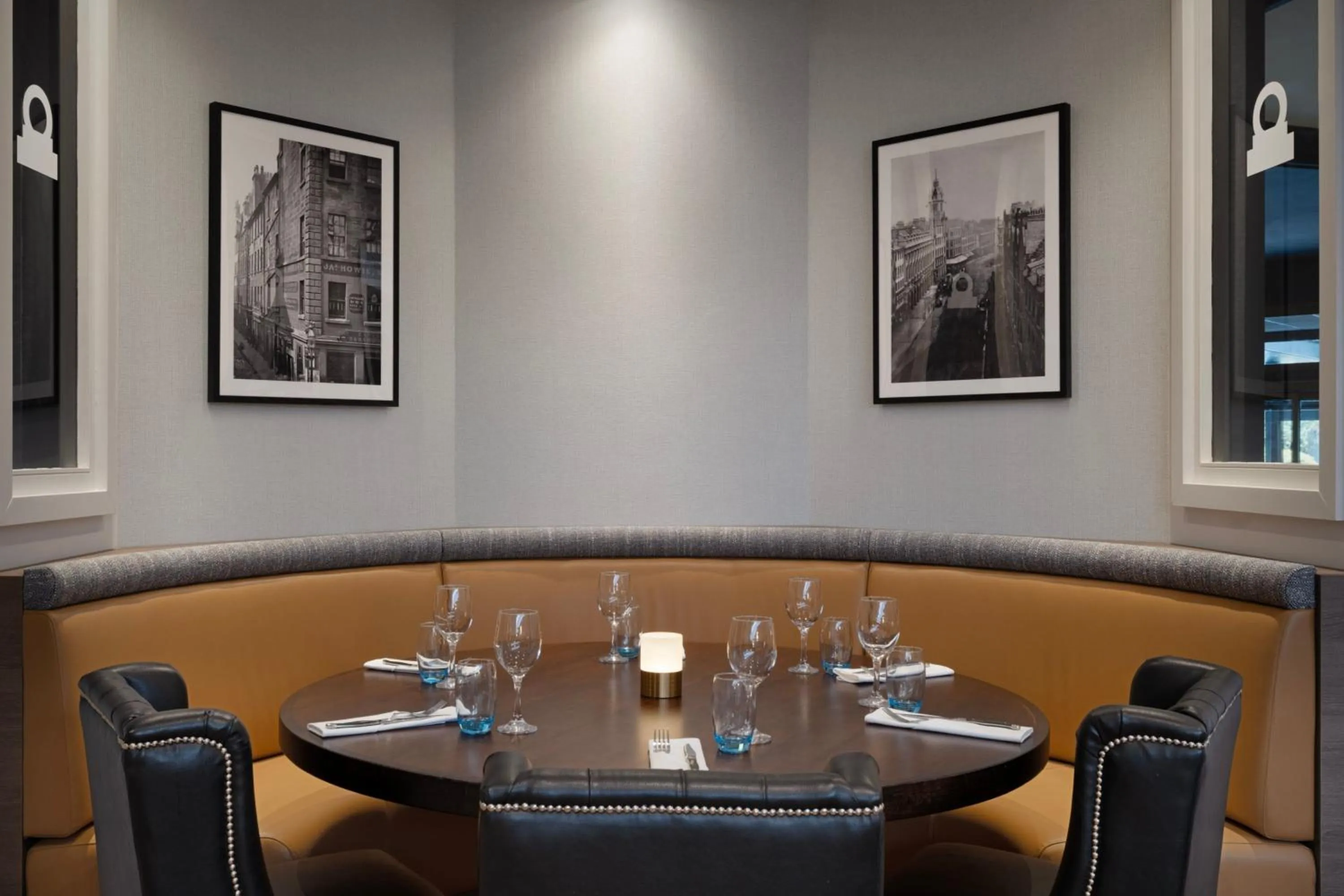 Restaurant/places to eat in Glasgow Marriott Hotel