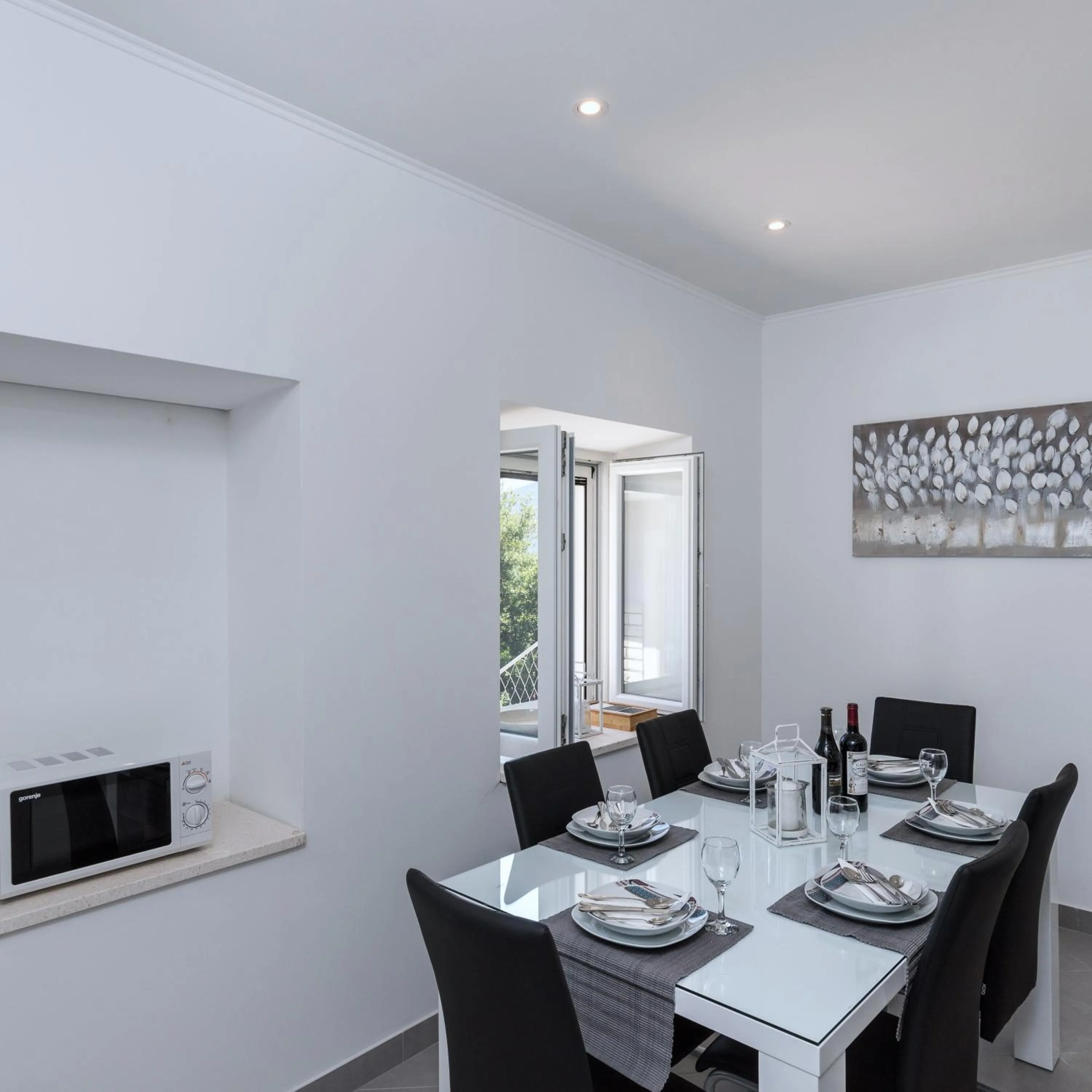 Dining area in Holiday Home Monika