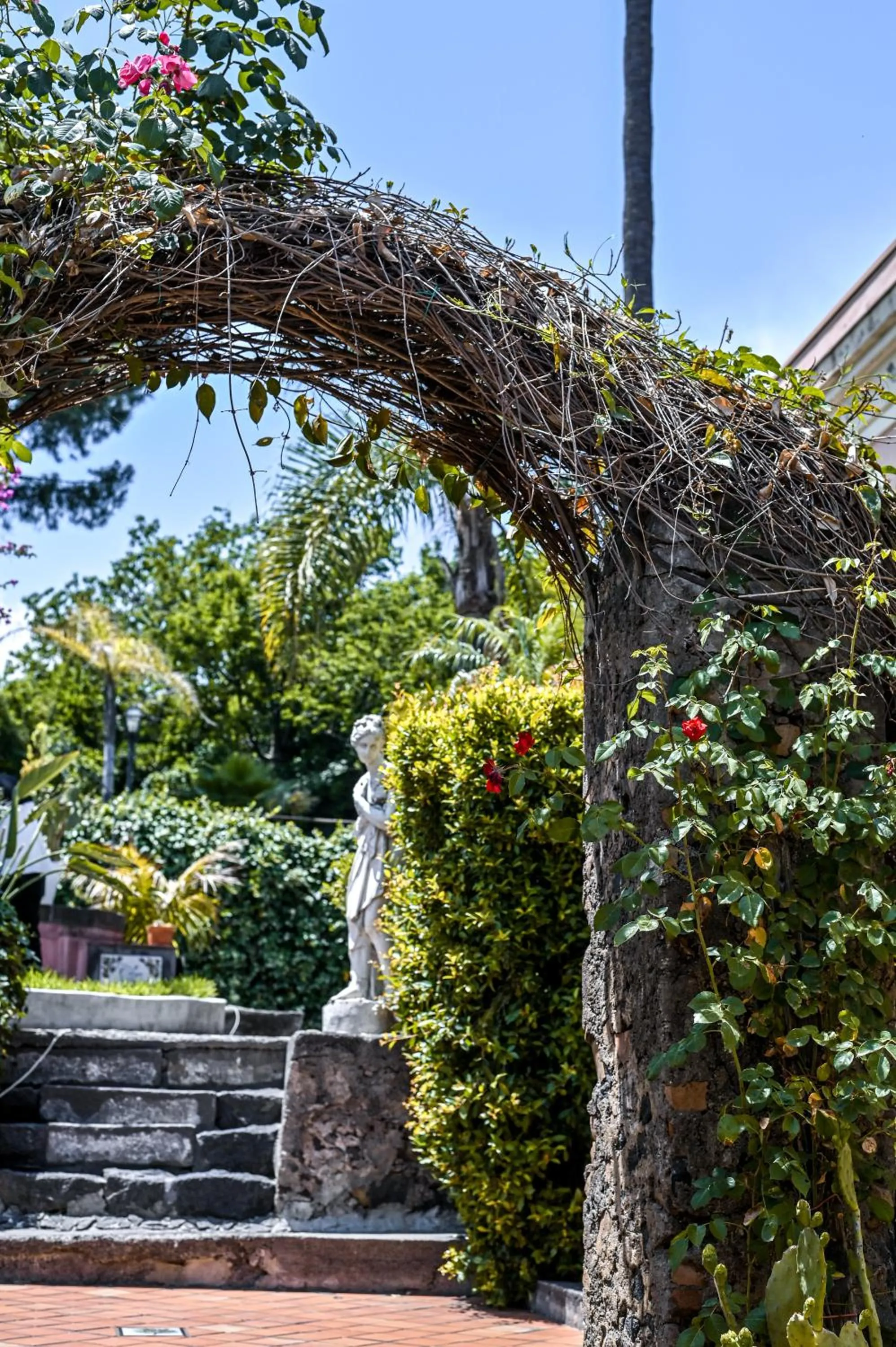 Garden view in IL Ciliegio Dell 'Etna