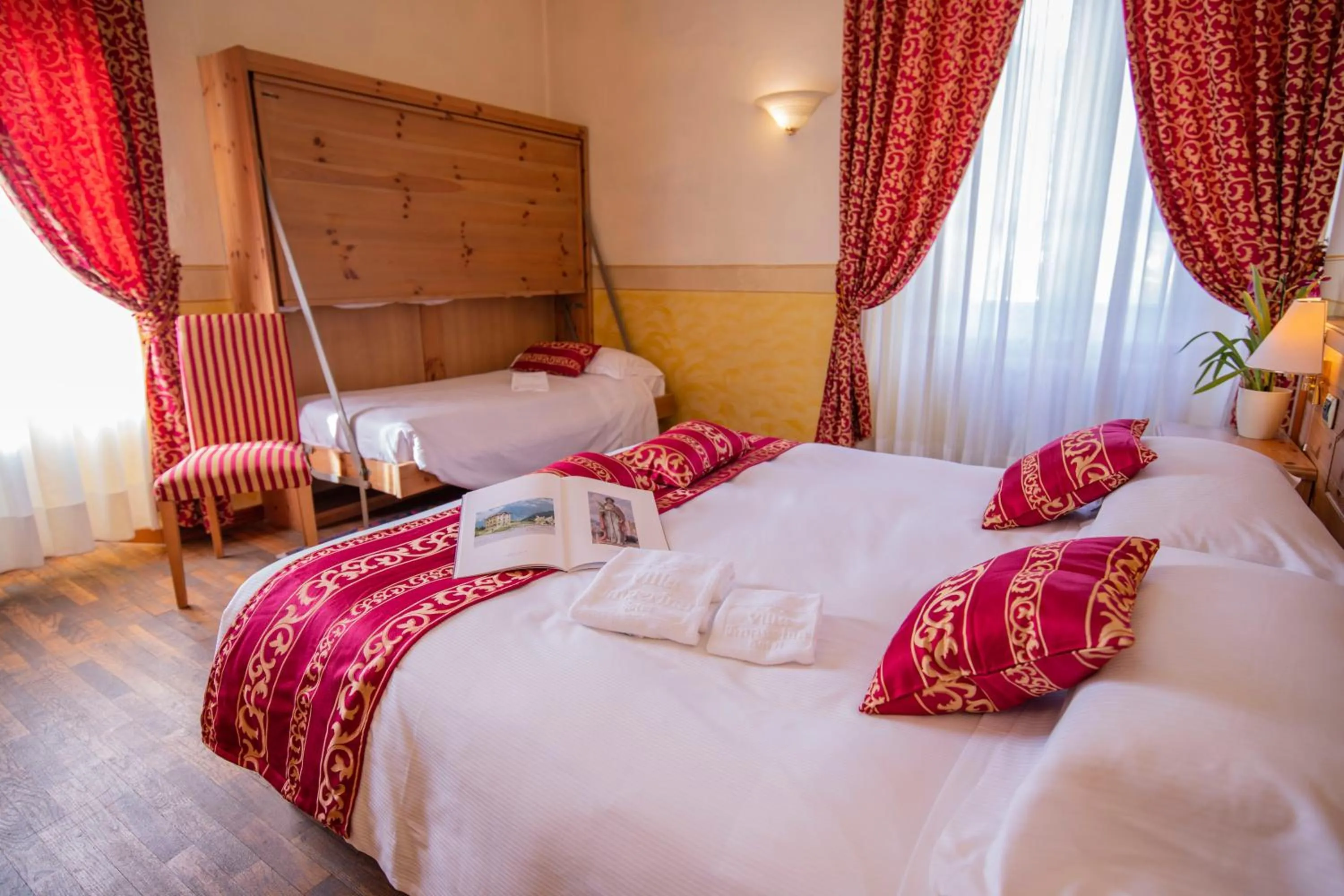 Bed in Hotel Villa Imperina