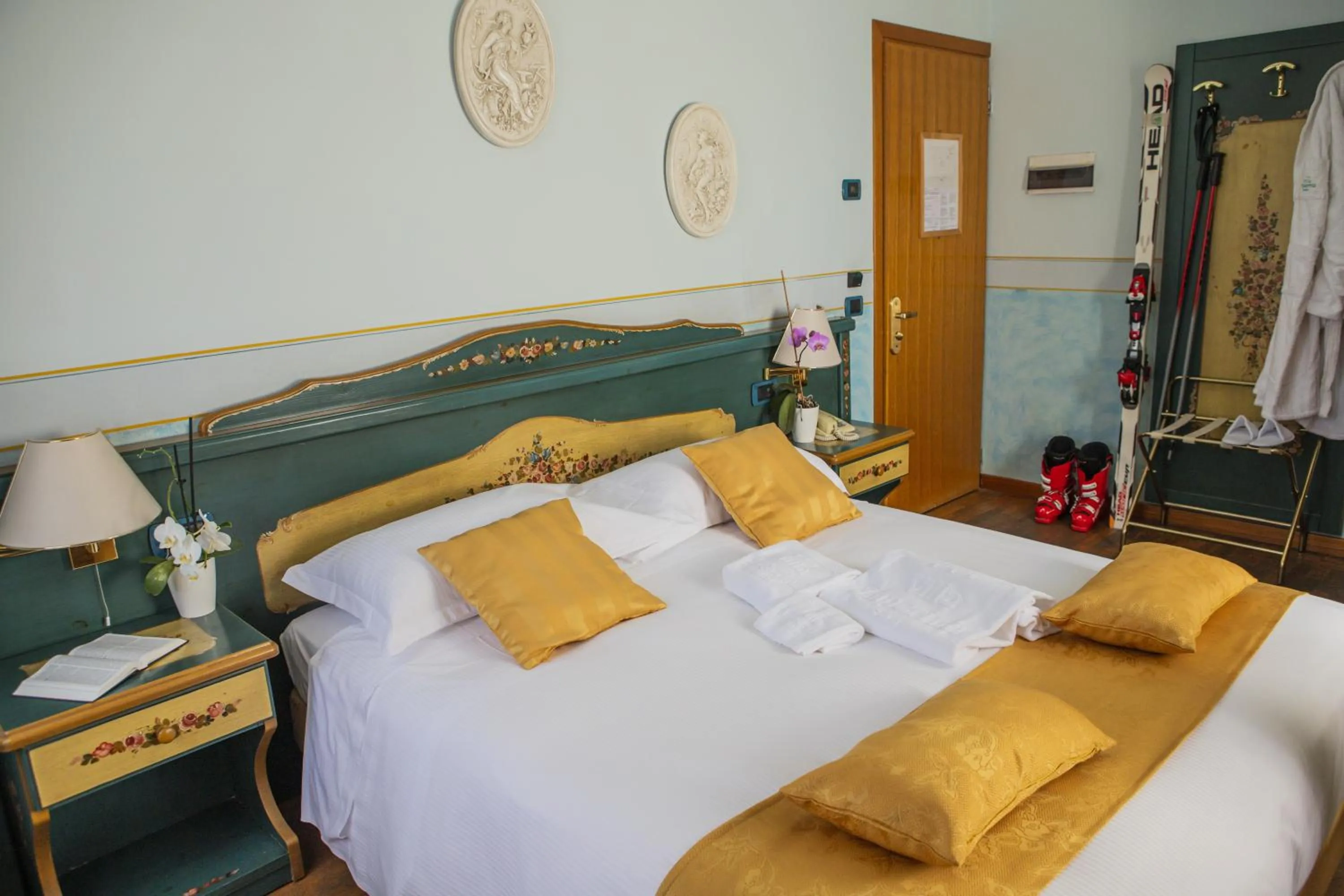 Bed in Hotel Villa Imperina