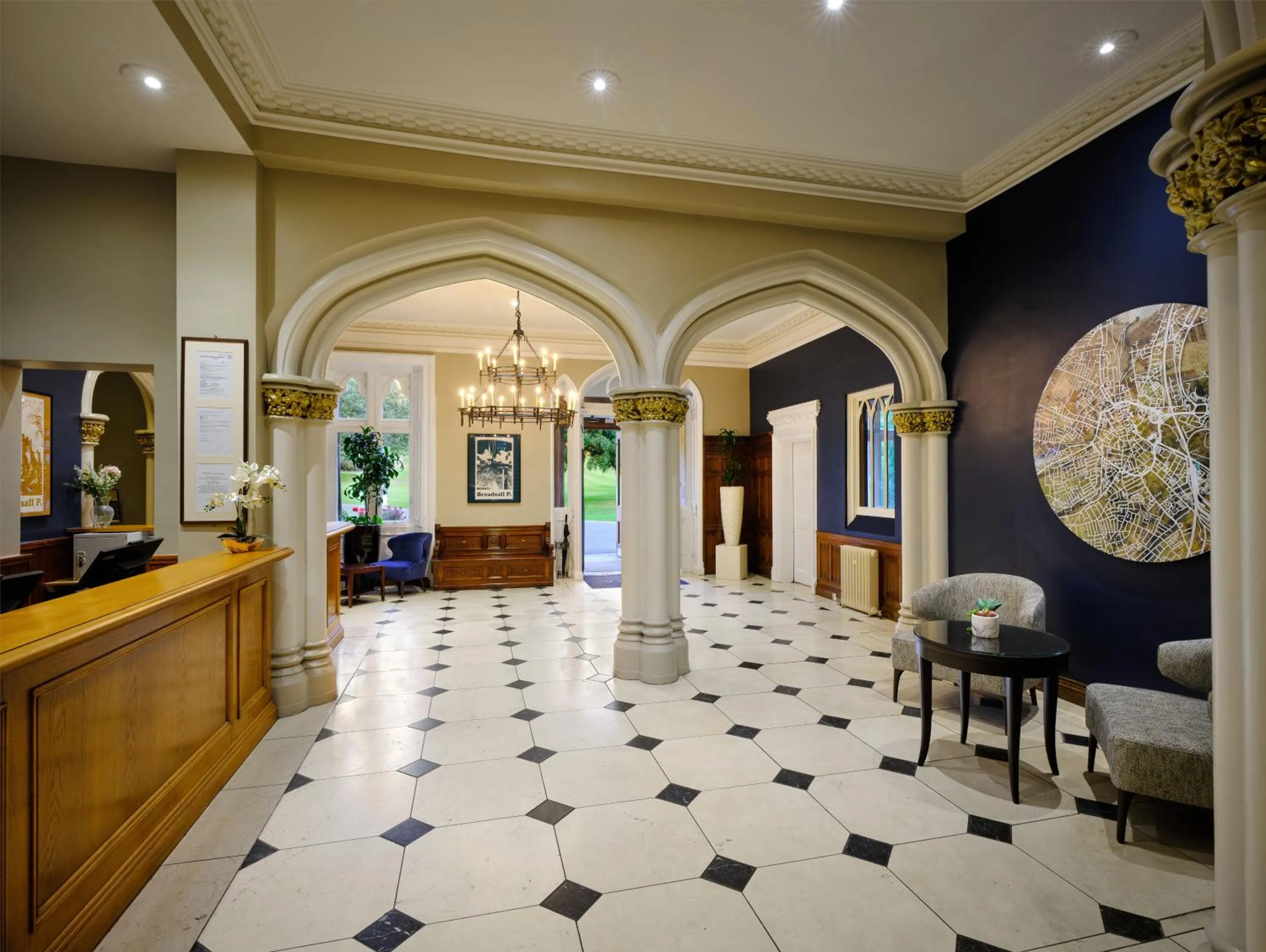 Lobby or reception in Delta Hotels by Marriott Breadsall Priory Country Club