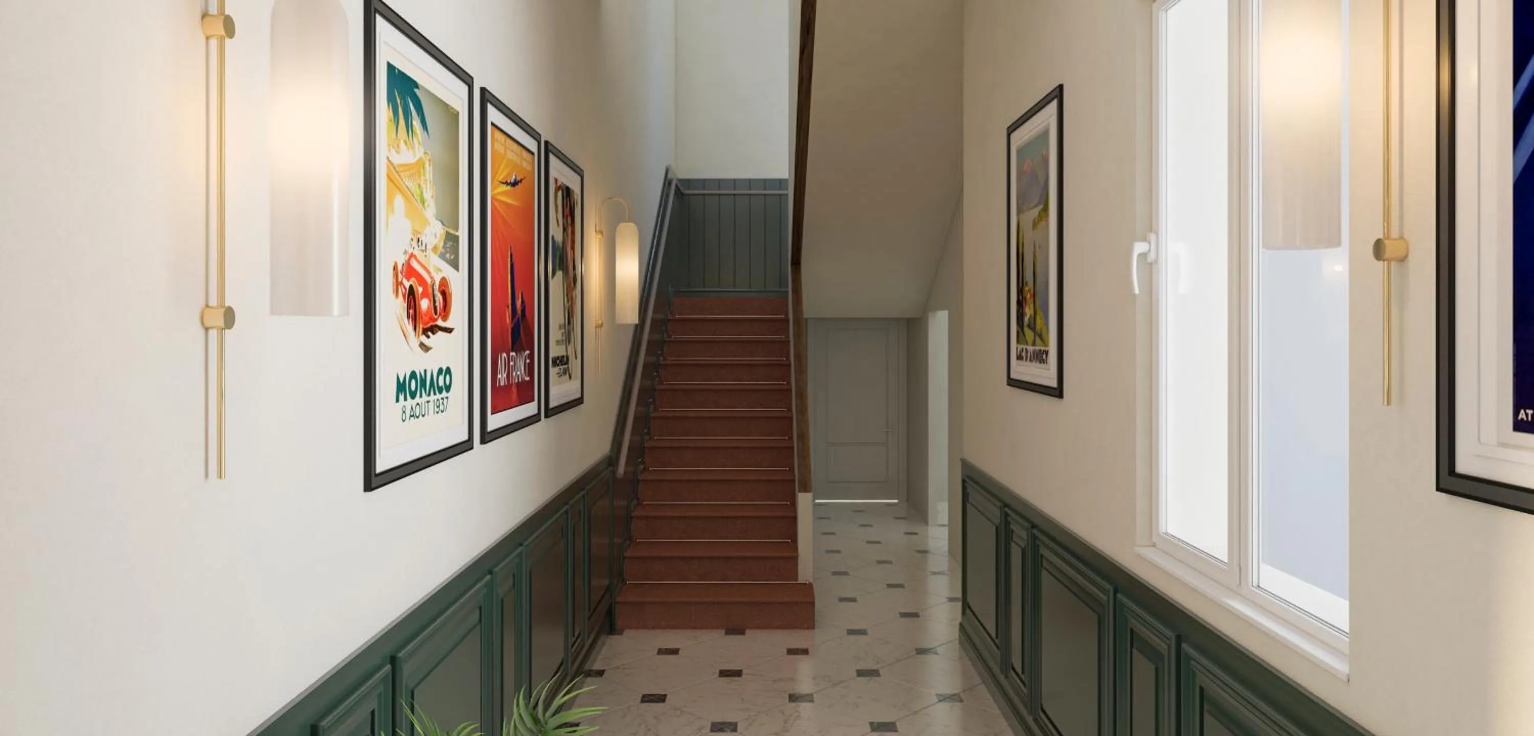 Lobby or reception in Grand Hôtel Saint-Aignan