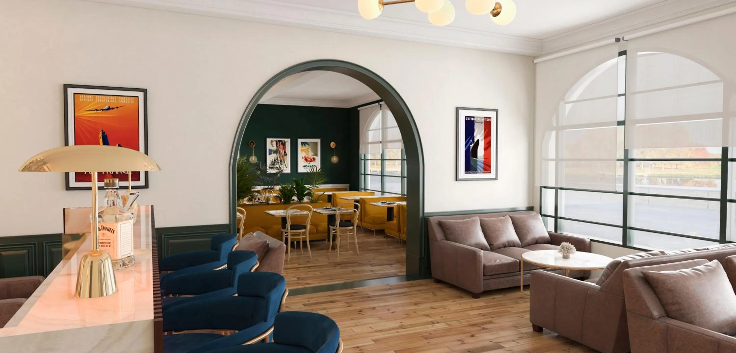 Lounge or bar in Grand Hôtel Saint-Aignan