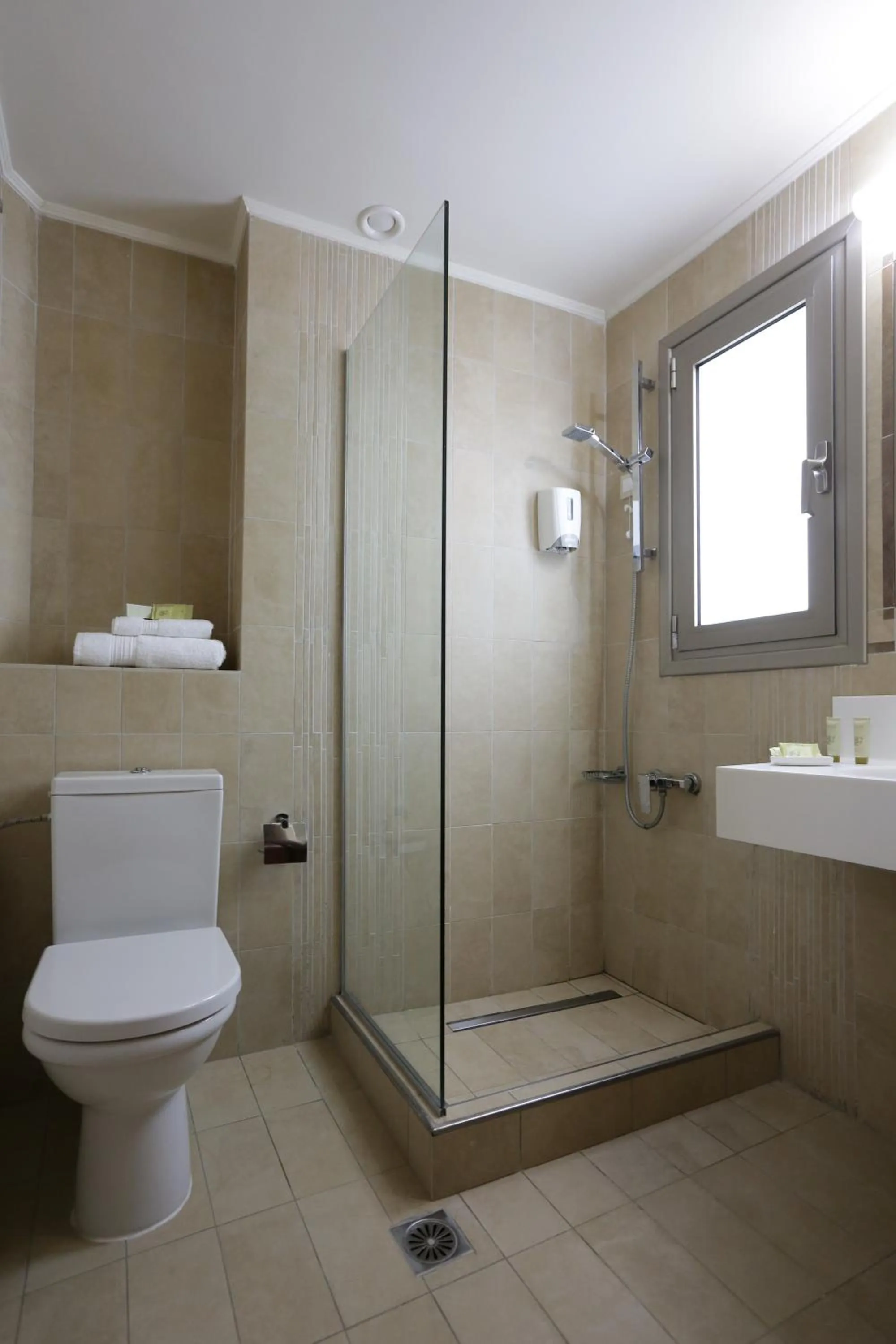 Shower in Almira Hotel