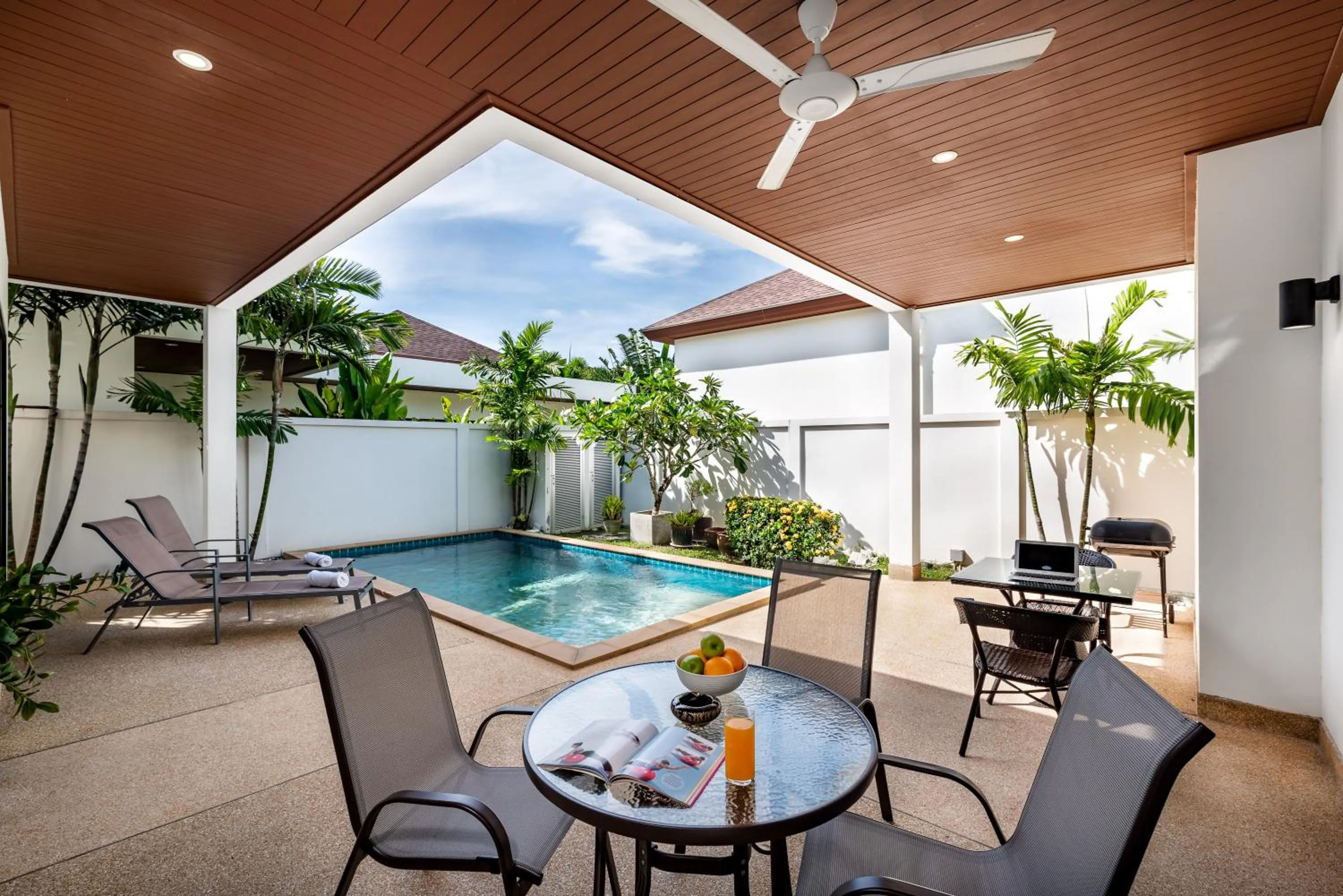 BBQ facilities in Big Buddha View 3br Pool Villa by Intira Villas