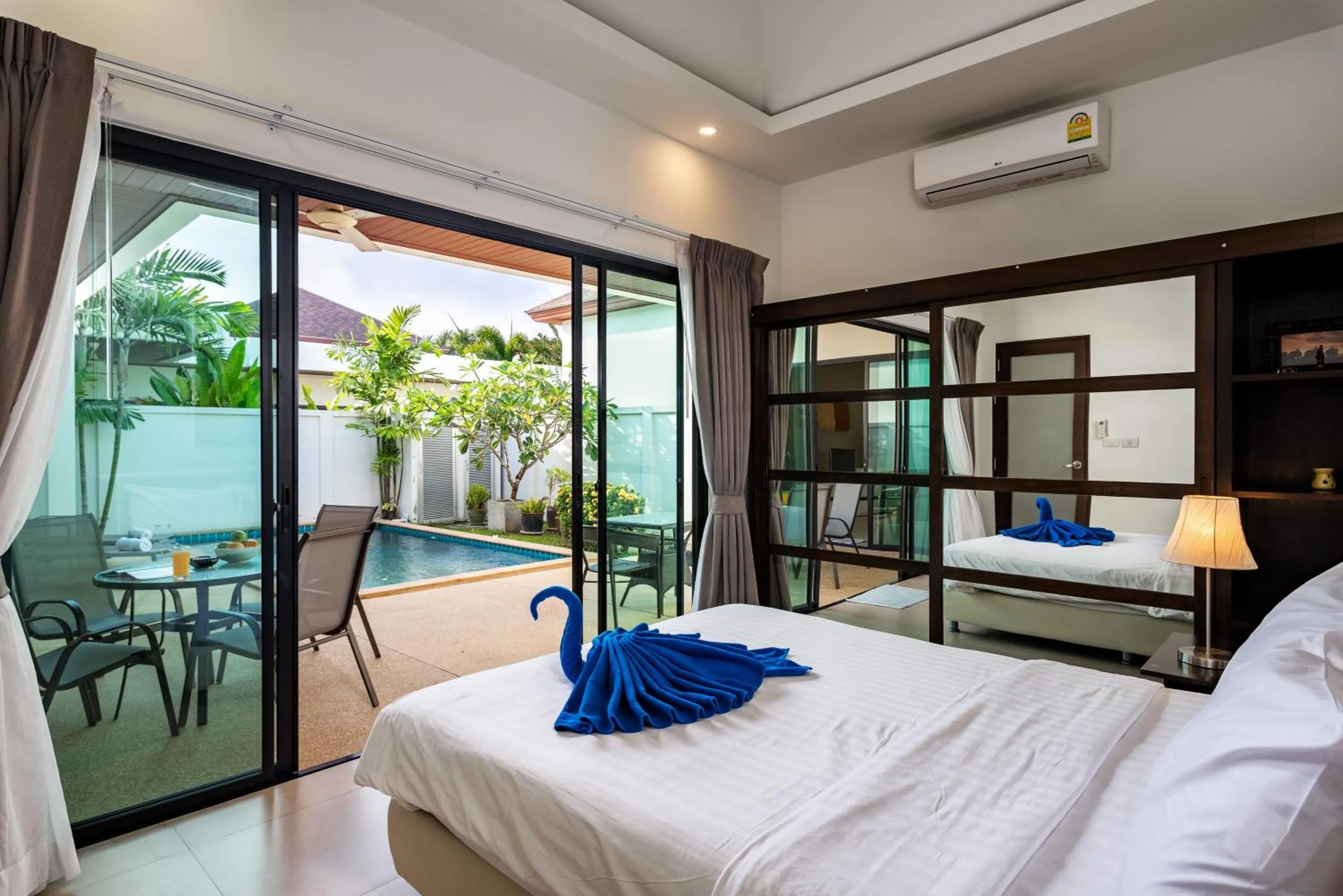 Bedroom, Bed in Big Buddha View 3br Pool Villa by Intira Villas