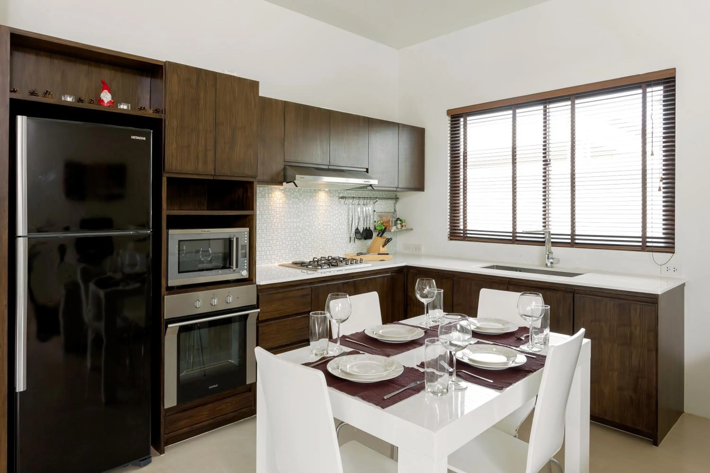 Kitchen or kitchenette in Big Buddha View 3br Pool Villa by Intira Villas