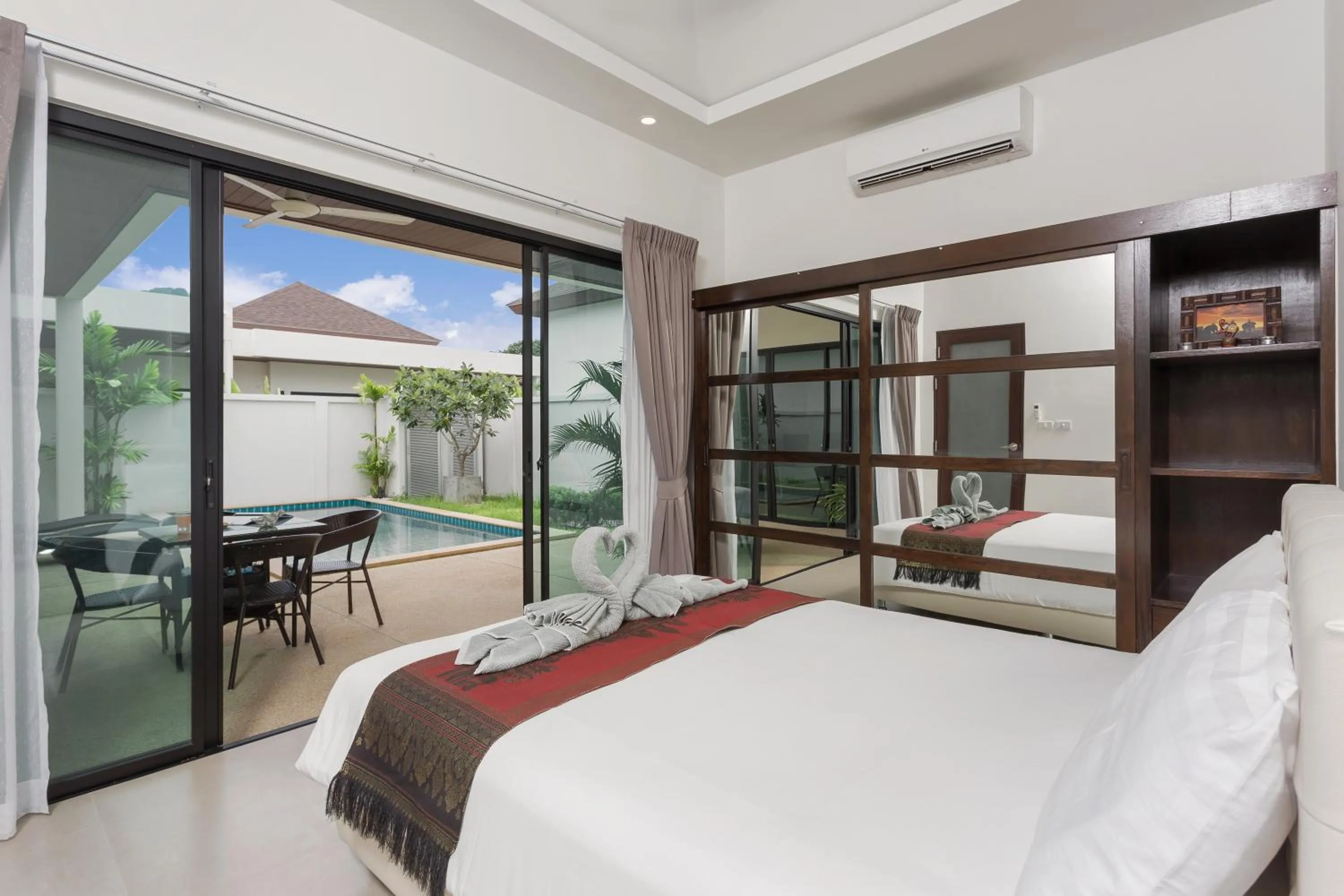 Bedroom, Bed in Big Buddha View 3br Pool Villa by Intira Villas