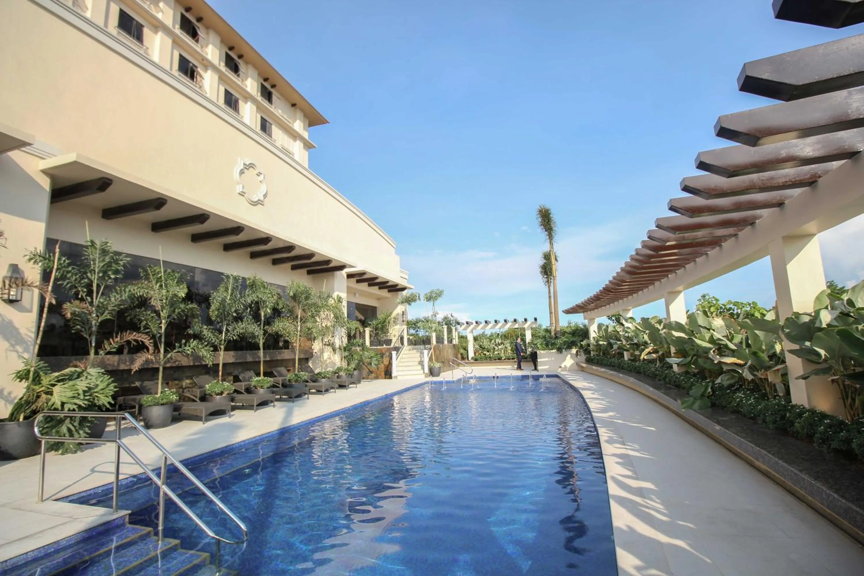 Swimming pool in Mella Hotel