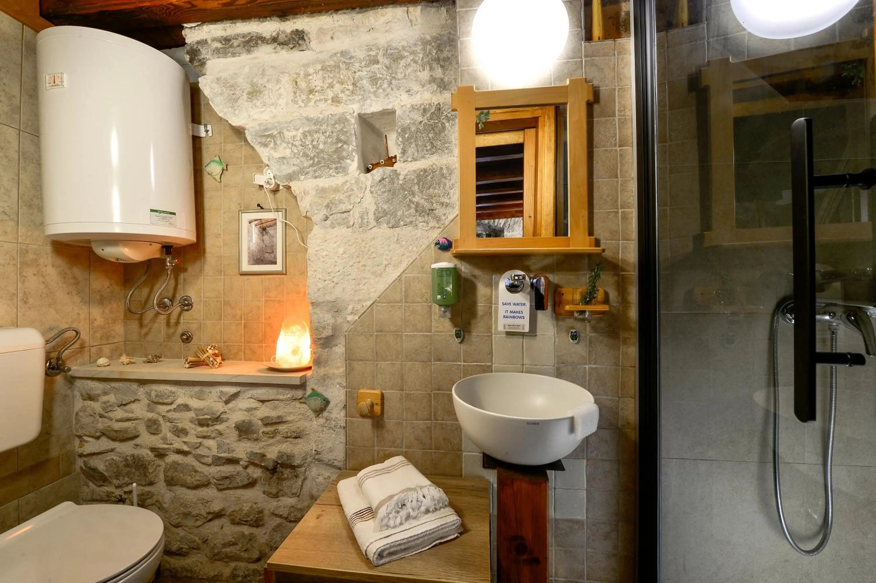 Bathroom in Apartments Salvezani