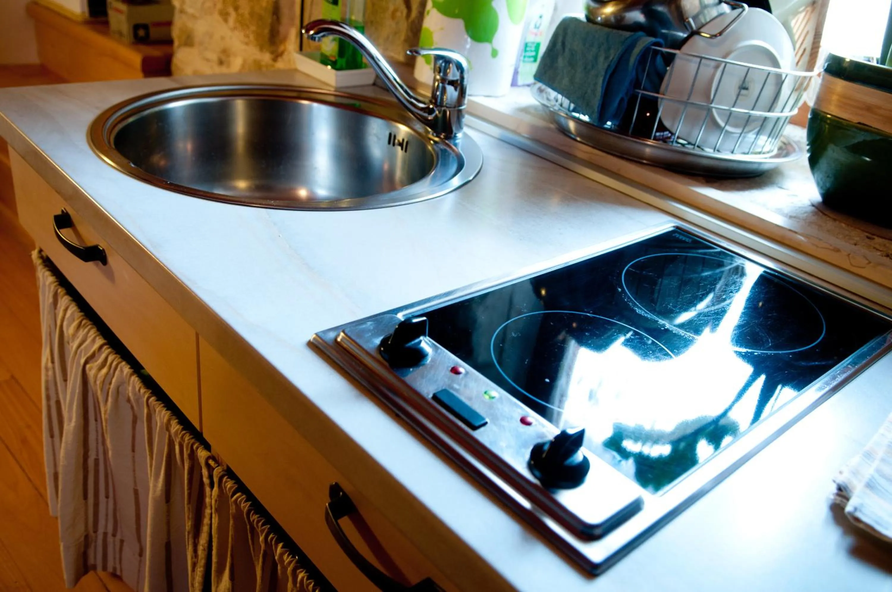 Kitchen or kitchenette in Apartments Salvezani