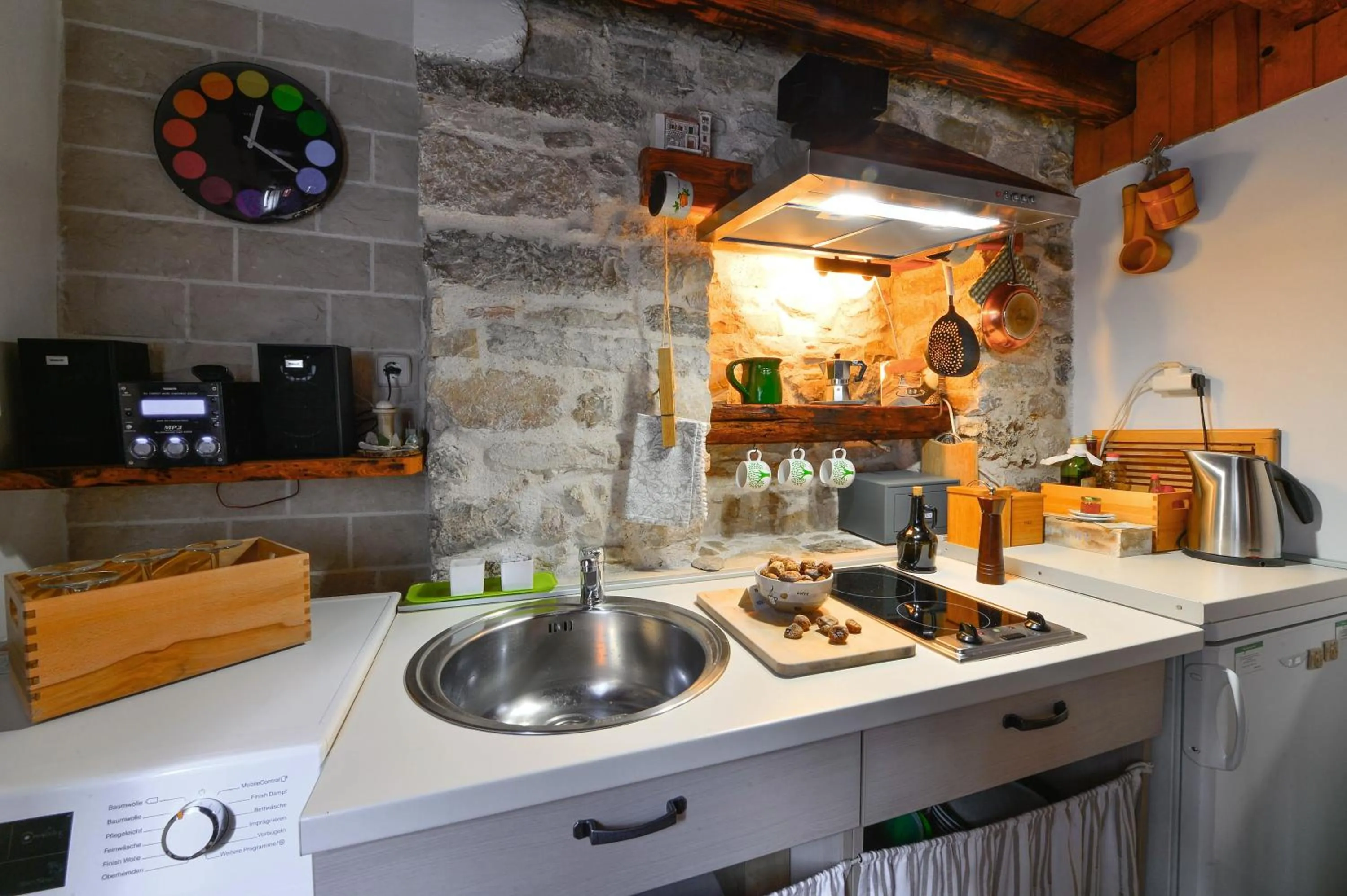 Kitchen or kitchenette in Apartments Salvezani