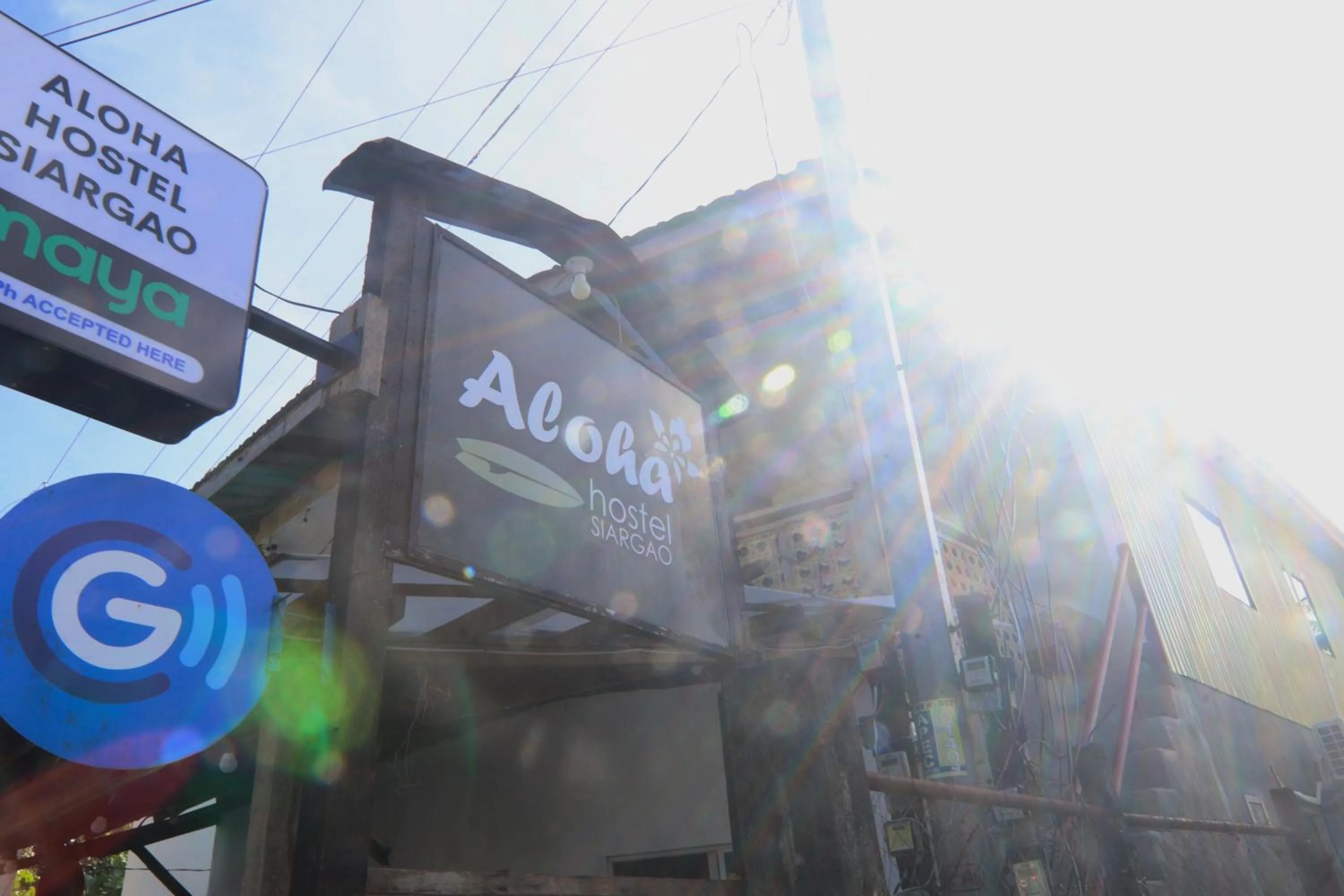 Property logo or sign in Aloha Hostel Siargao