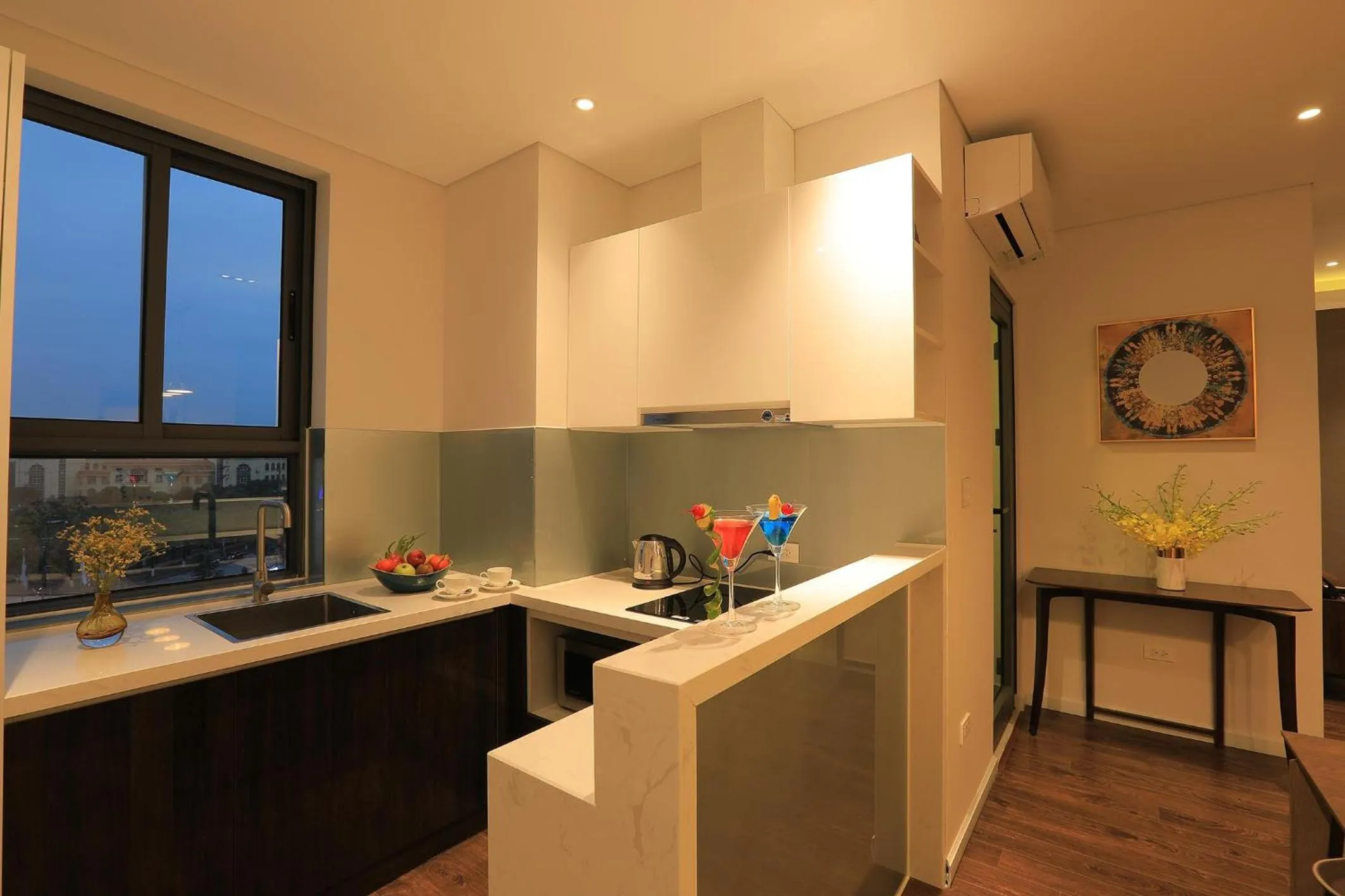 Kitchen or kitchenette in Mandala Hotel & Spa Bac Ninh