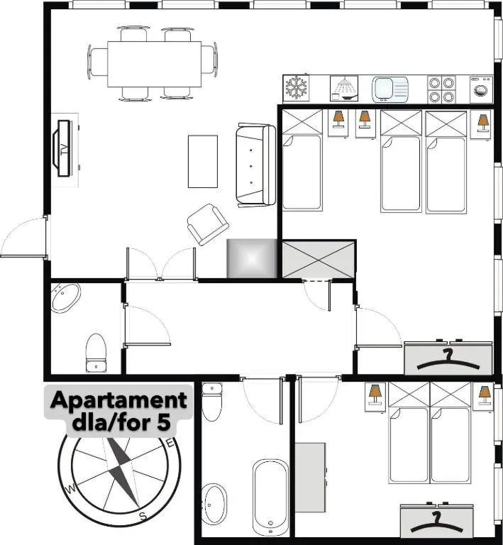 Floor plan in Forum Sopot