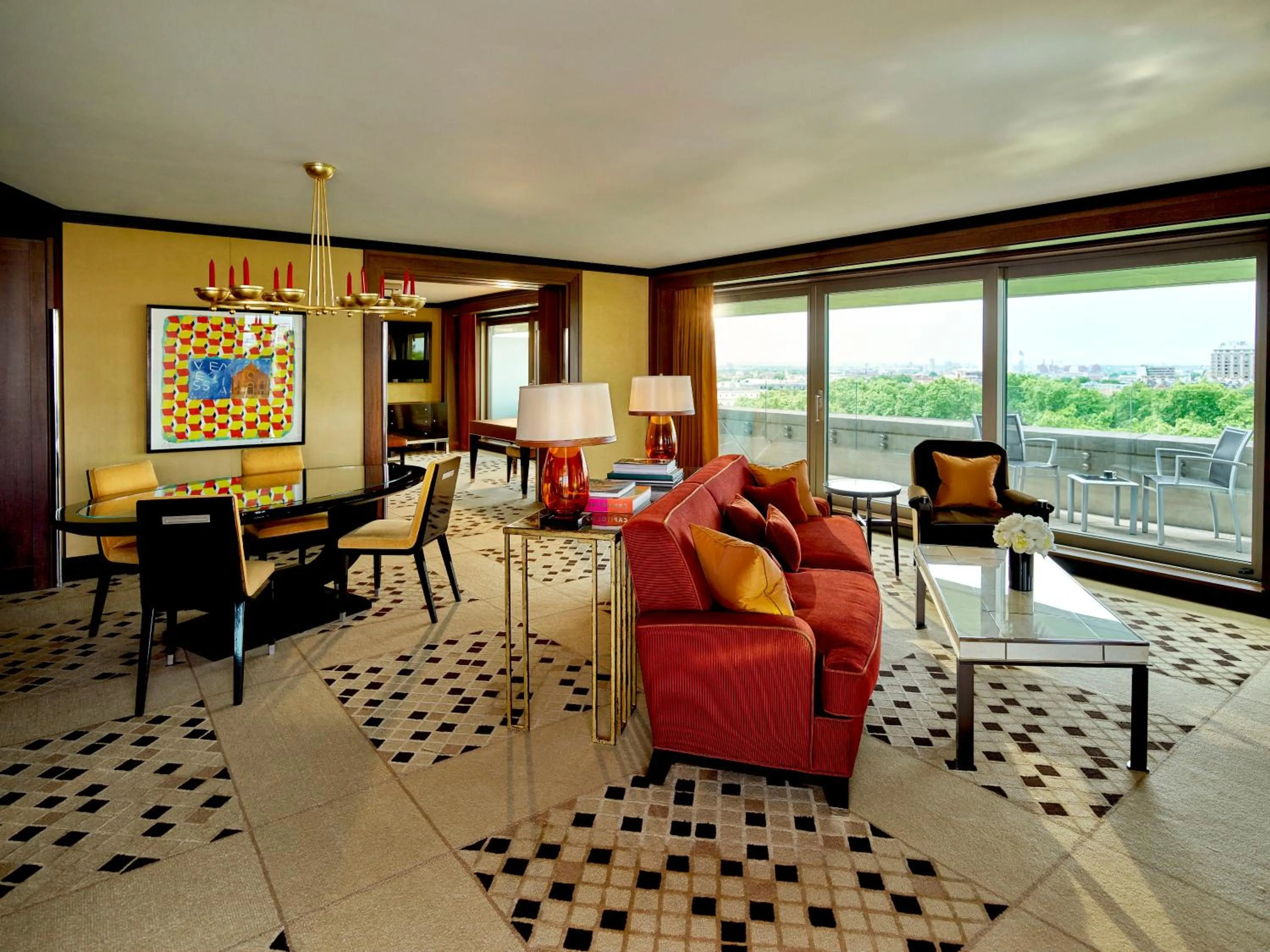 Living room in 45 Park Lane - Dorchester Collection