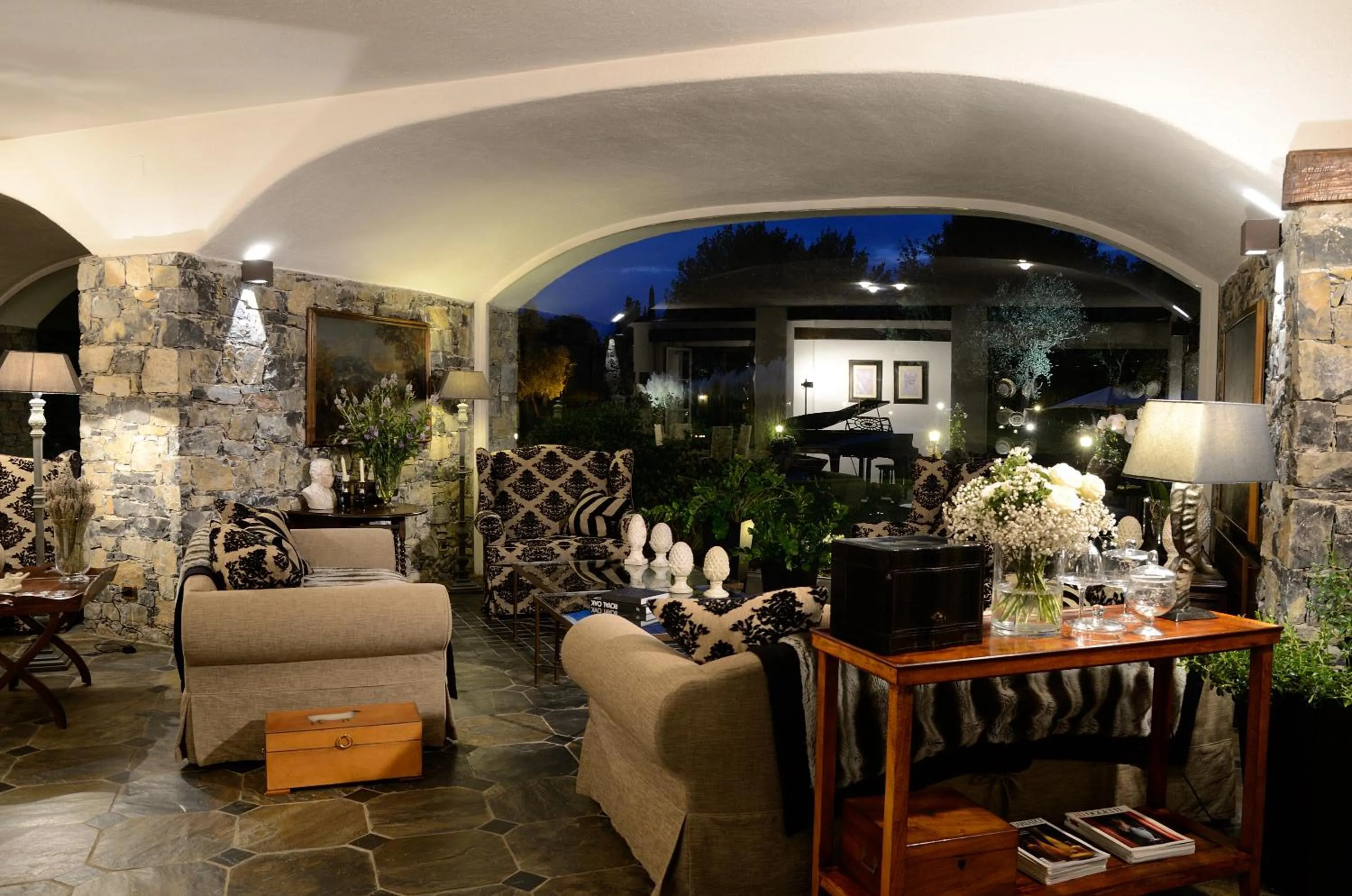 Lobby or reception in La Meridiana ReIais & Chateaux