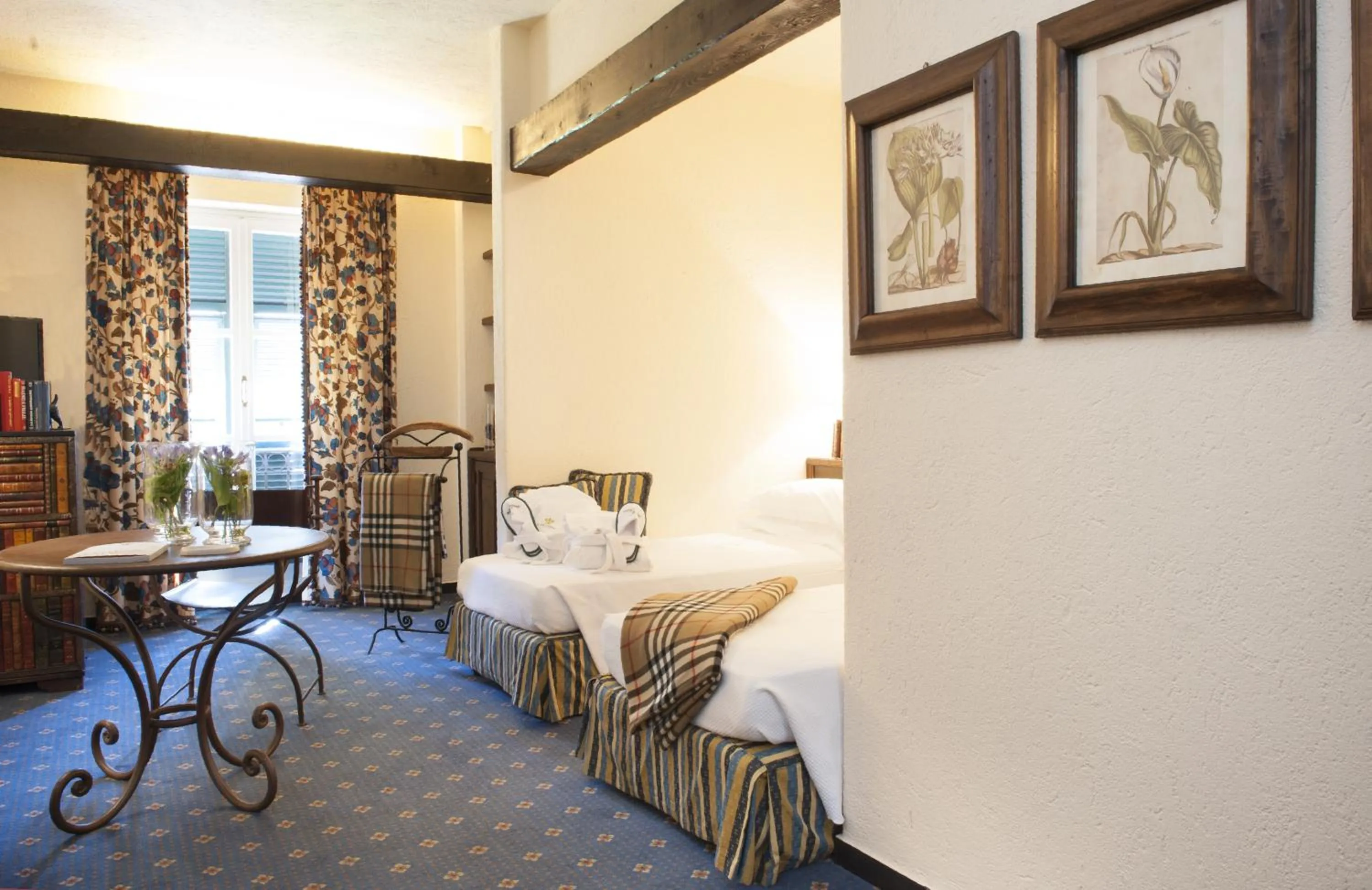 Bed in La Meridiana ReIais & Chateaux